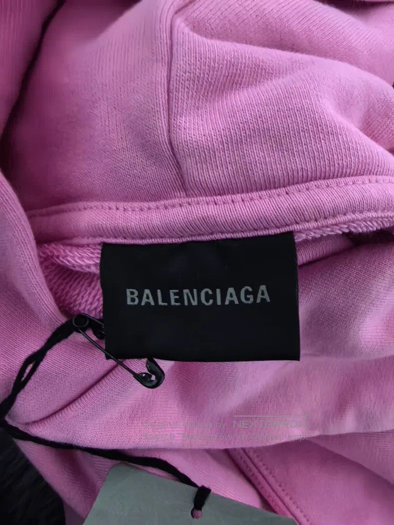 Balenciaga Balenciaga Pink Watercolor Splatter Hoodie Size US M / EU 48-50 / 2 - 4 Thumbnail