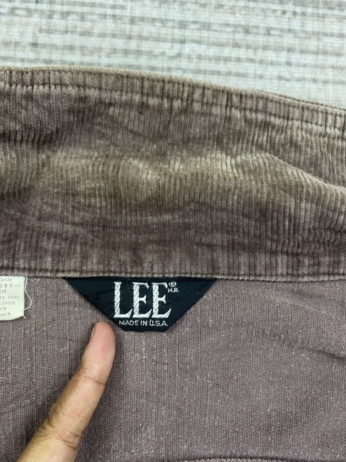 Lee × Vintage Vintage 80s Lee Casual Brown Double Pocket Corduroy Jacket Size US L / EU 52-54 / 3 - 9 Thumbnail