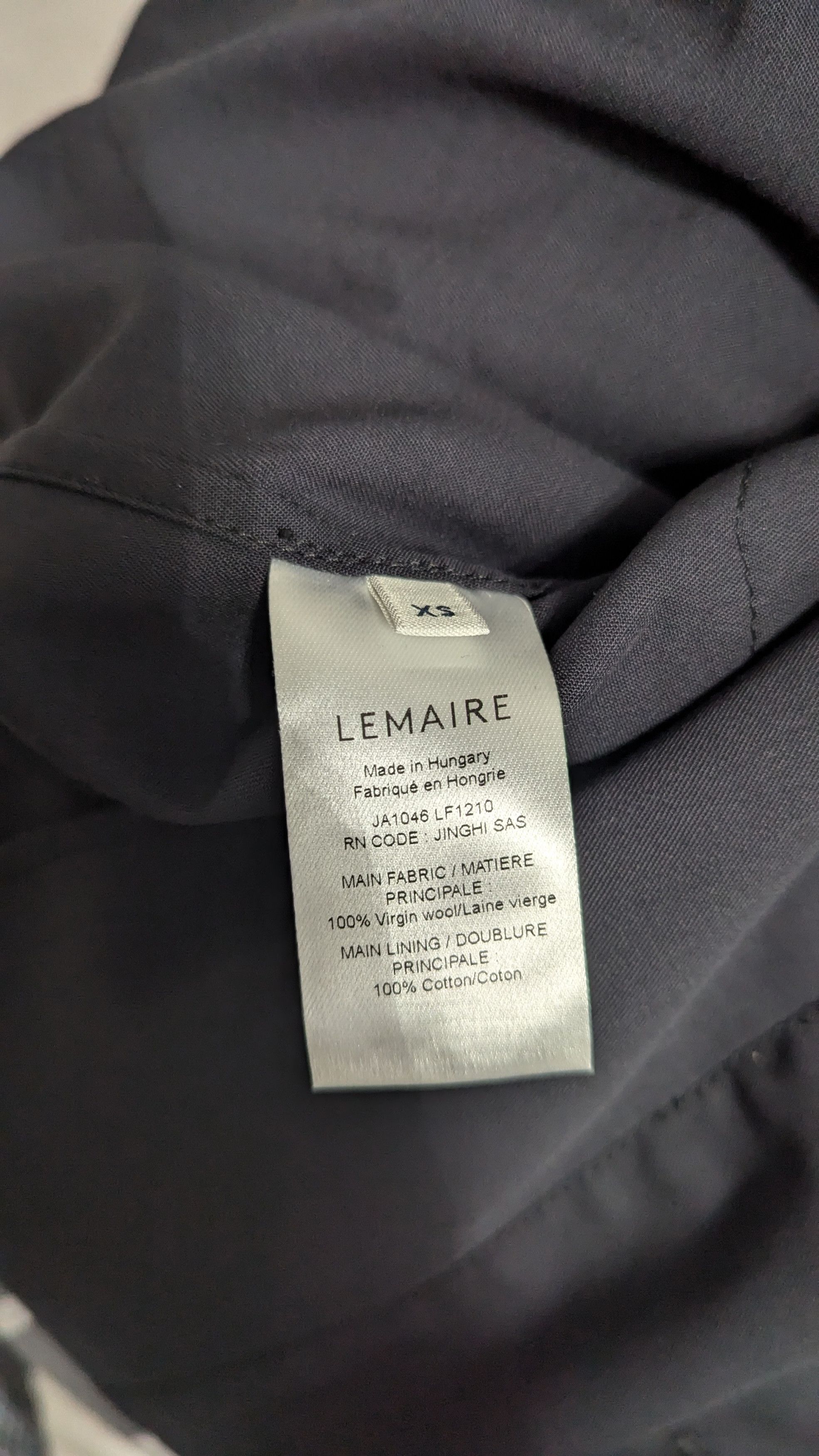 Lemaire Lemaire Military Overshirt in Black Size US XS / EU 42 / 0 - 4 Thumbnail