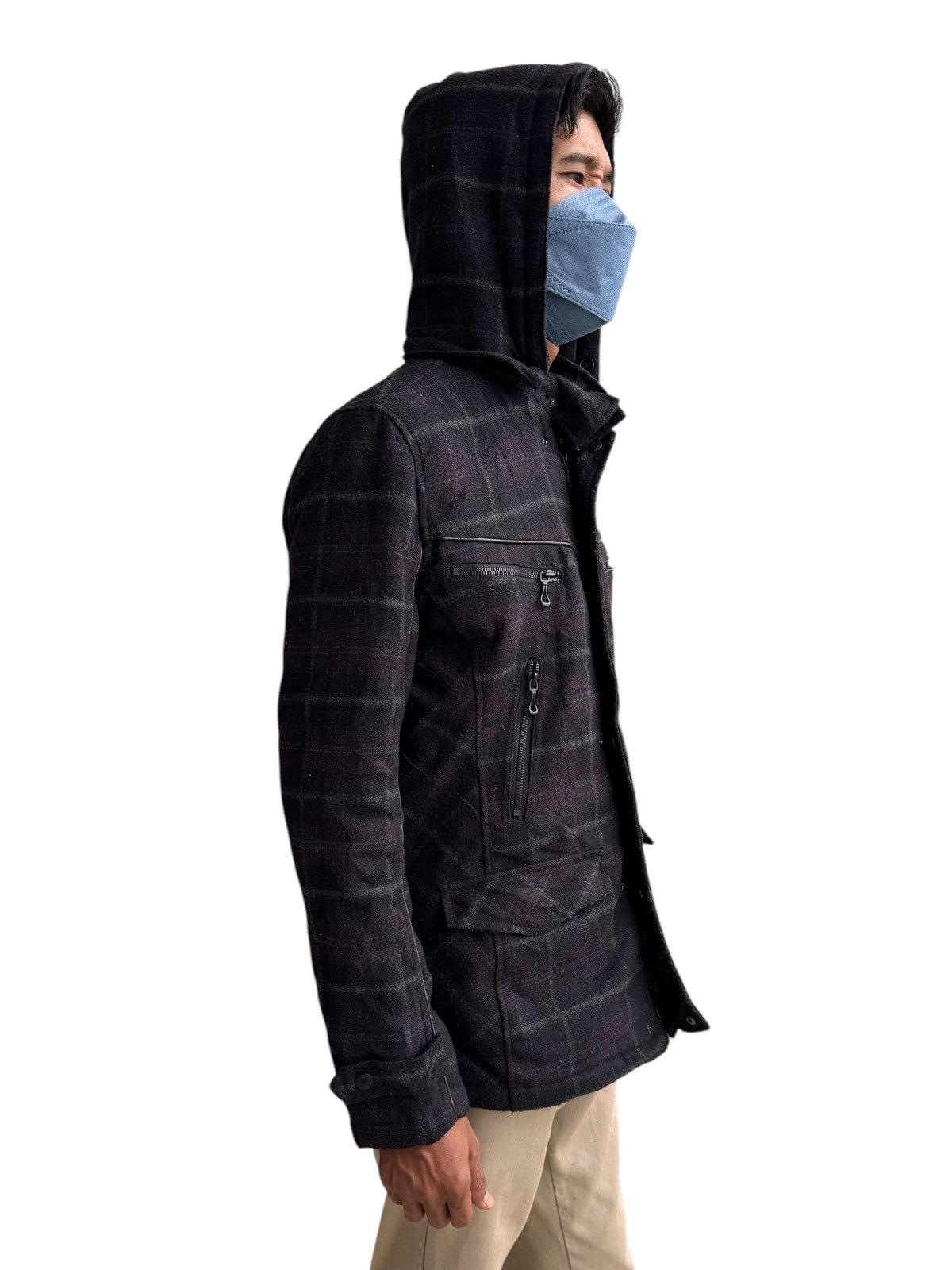 In The Attic 🔥 Japanese Brand In The Attic Black Plaid Jacket Size US S / EU 44-46 / 1 - 5 Thumbnail