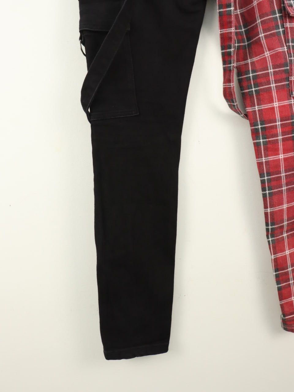 Japanese Brand Bondage Punk Tartan Plaid Hybrid Pant Size US 33 - 20 Thumbnail