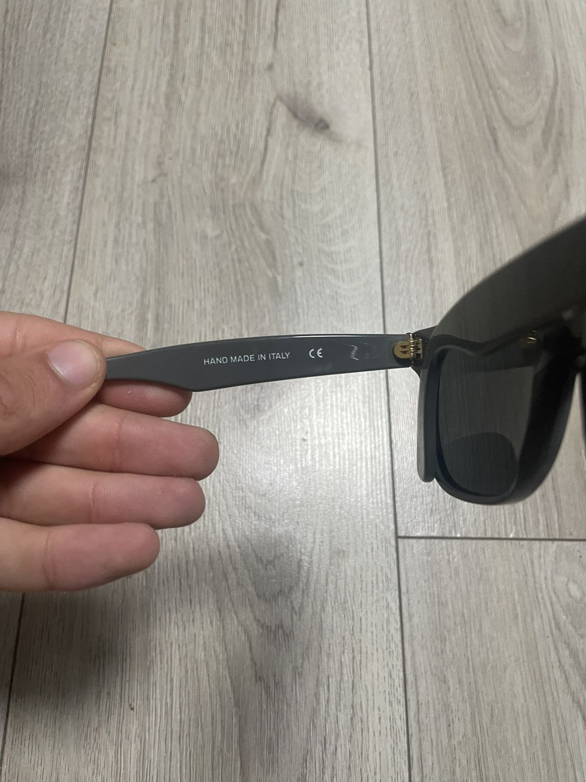 Retrosuperfuture Classic Gray-Green Sunglasses Size ONE SIZE - 6 Thumbnail