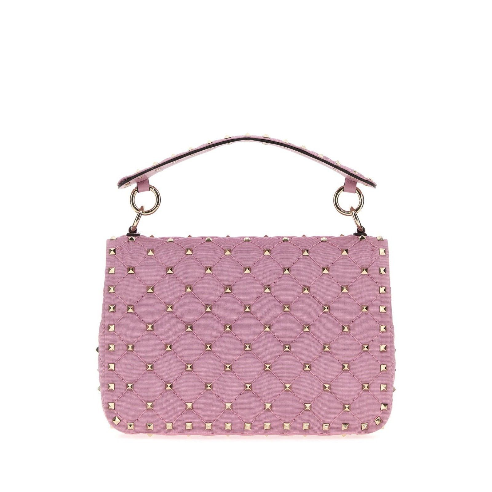 Valentino VALENTINO GARAVANI Rockstud Pink Top Handle Bag New Size ONE SIZE - 3 Thumbnail