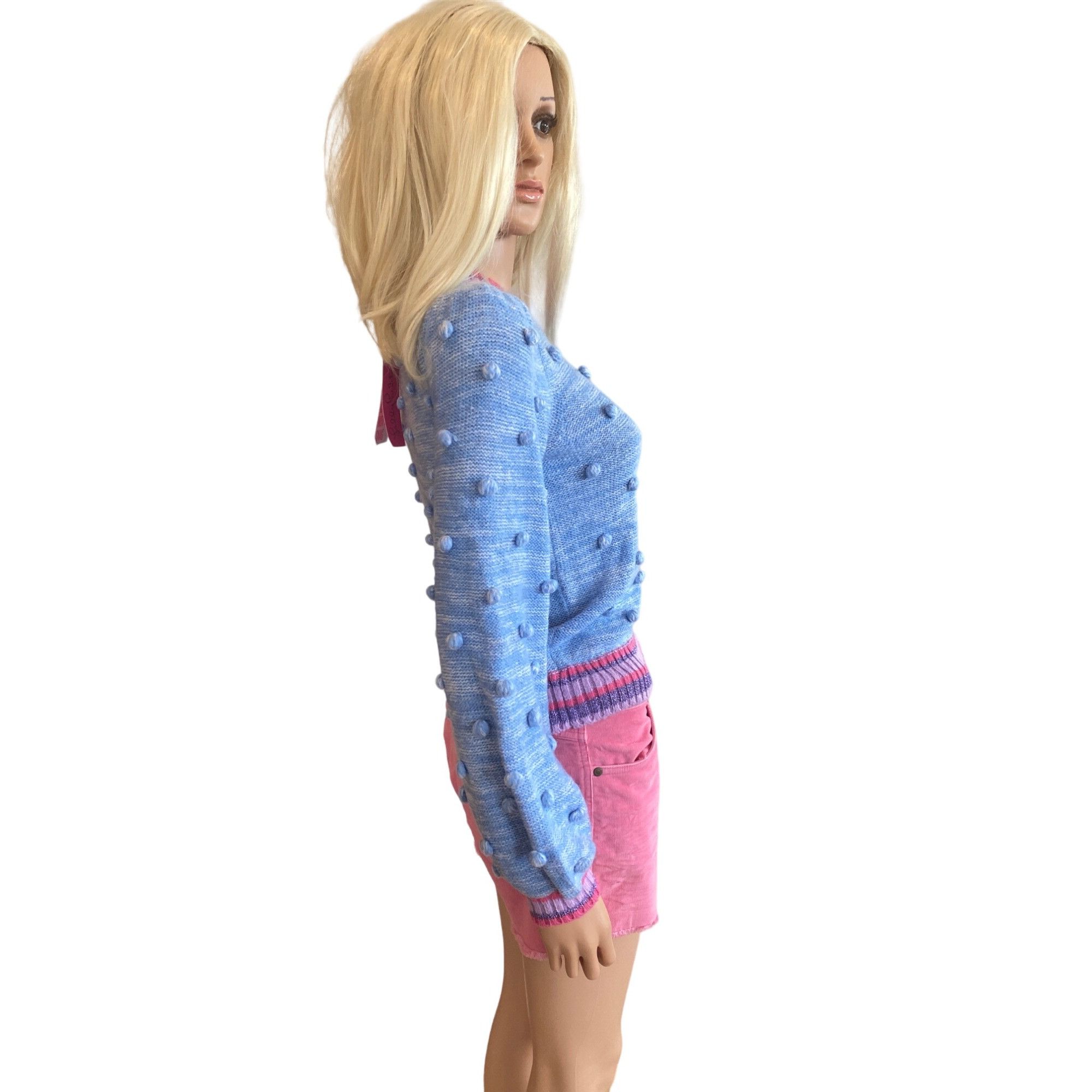 Lilly Pulitzer NWT Lilly Pulitzer $168 Verna Sweater W’s XXS Blue Pink Size XXS / US 00 / IT 34 - 11 Thumbnail