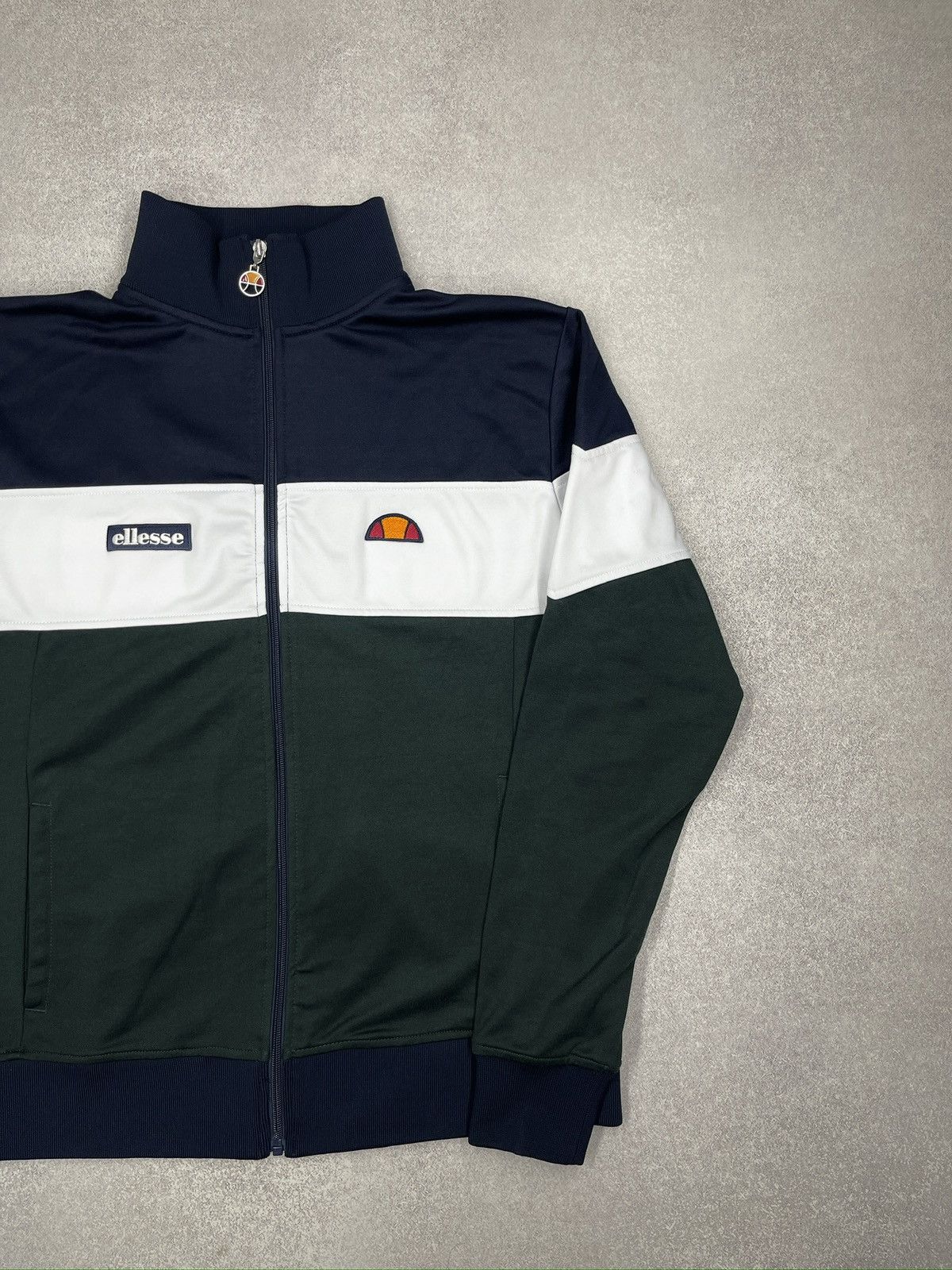 Ellesse Ellesse Caprini Track Jacket Colorblock Navy/Green Size US M / EU 48-50 / 2 - 3 Thumbnail