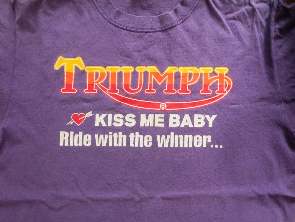 Vintage Vintage Triumph T-Shirt Size US S / EU 44-46 / 1 - 2 Thumbnail