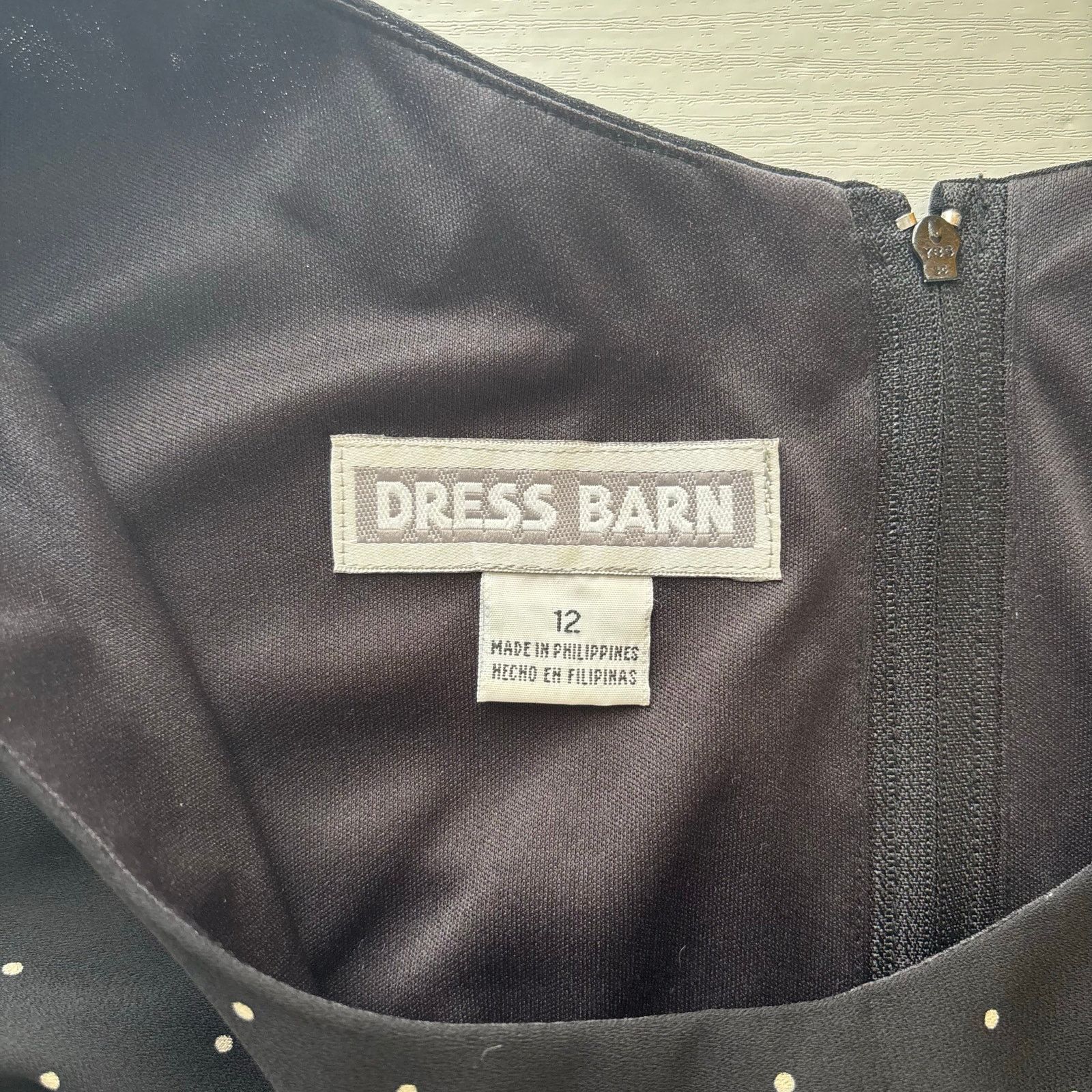 Other Dress Barn 2 Piece Black White Polka Dot Maxi Set 12 Size XL / US 12-14 / IT 48-50 - 10 Thumbnail