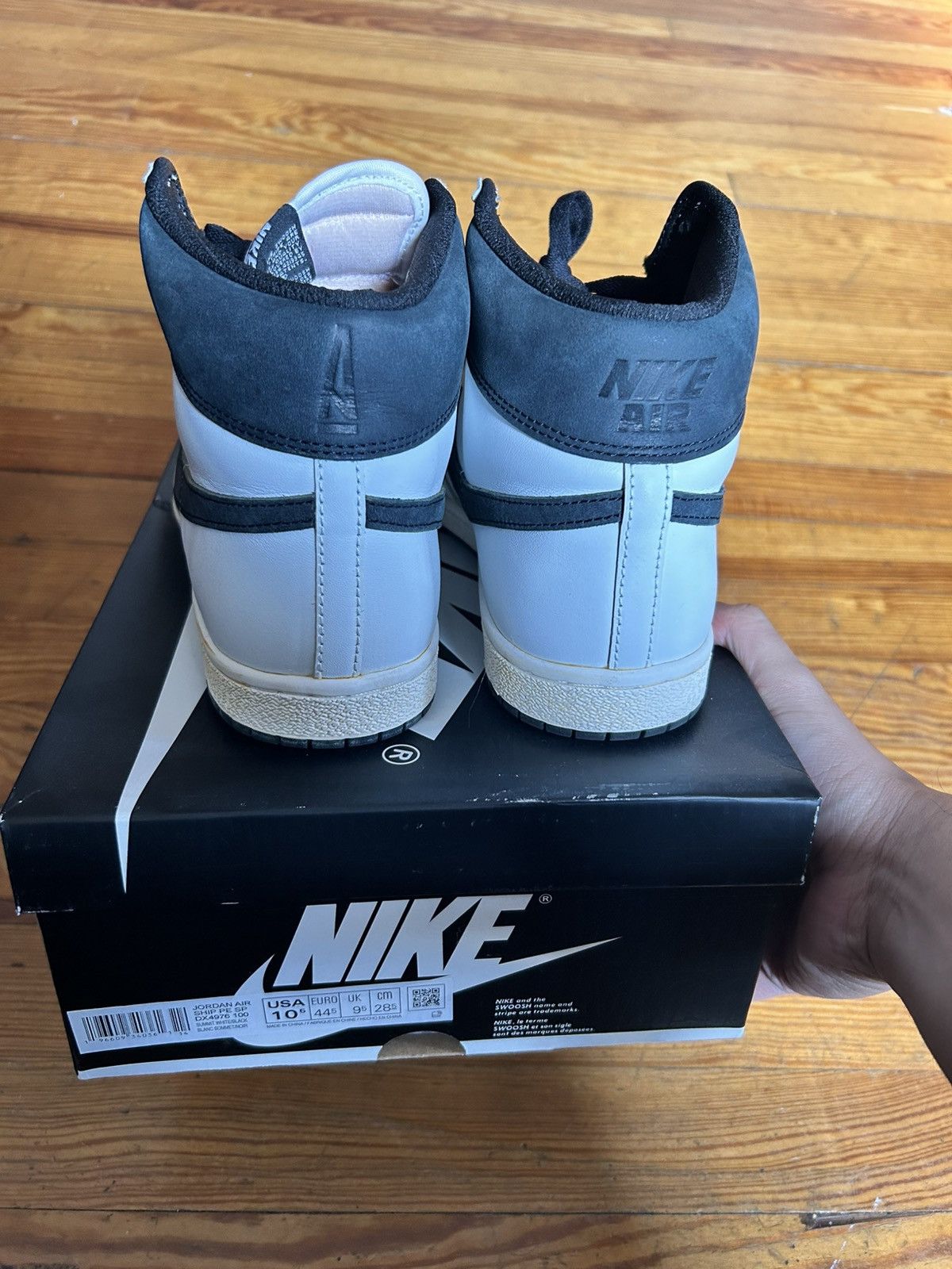 A Ma Maniere × Jordan Brand × Nike Nike Jordan A Ma Maniere Air Ship PE SP White/Black 10.5 Size US 10.5 / EU 43-44 - 11 Thumbnail