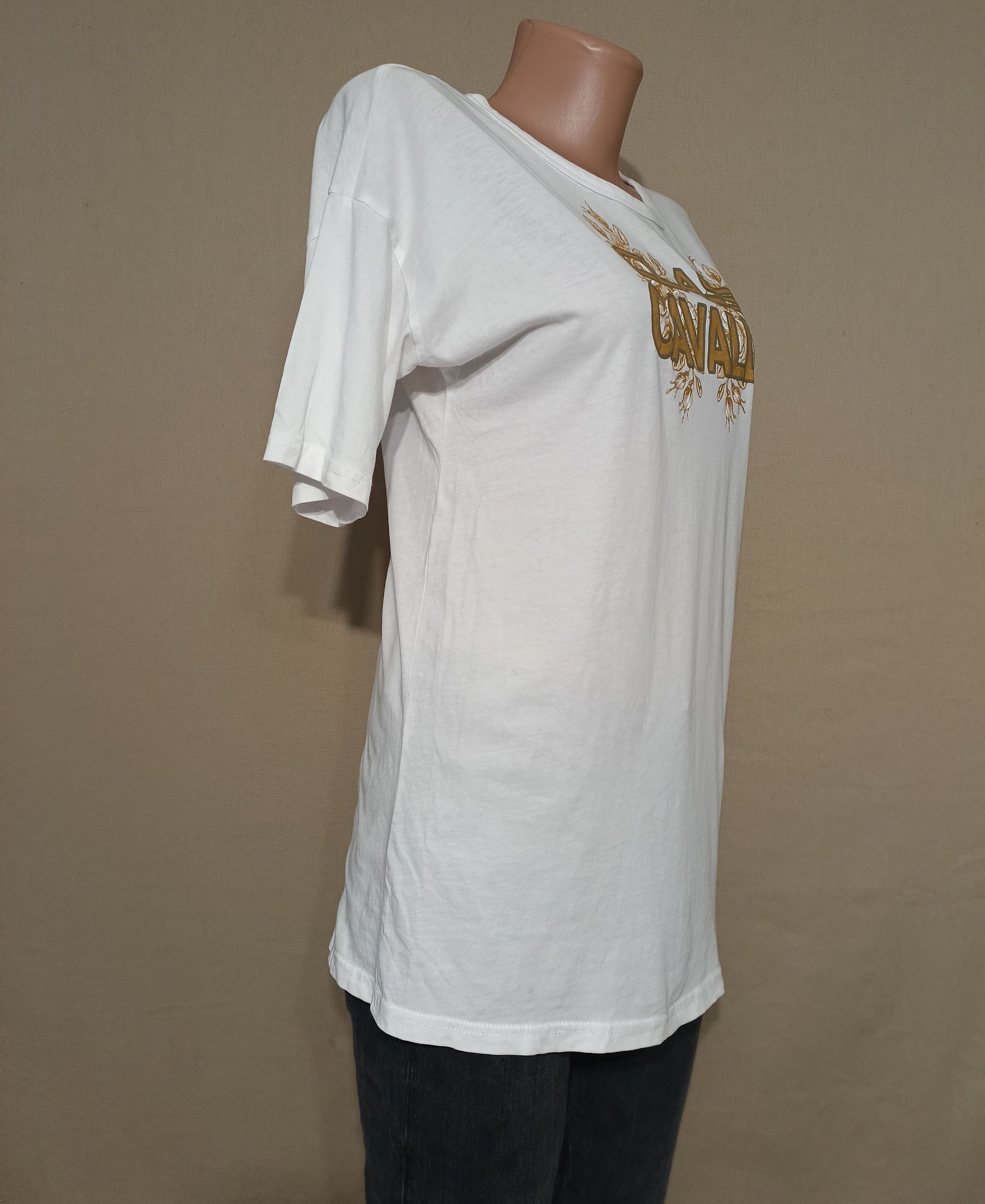 Cavalli Class Cavalli Class Logo Print Cotton T-Shirt Size M Size M / US 6-8 / IT 42-44 - 4 Thumbnail
