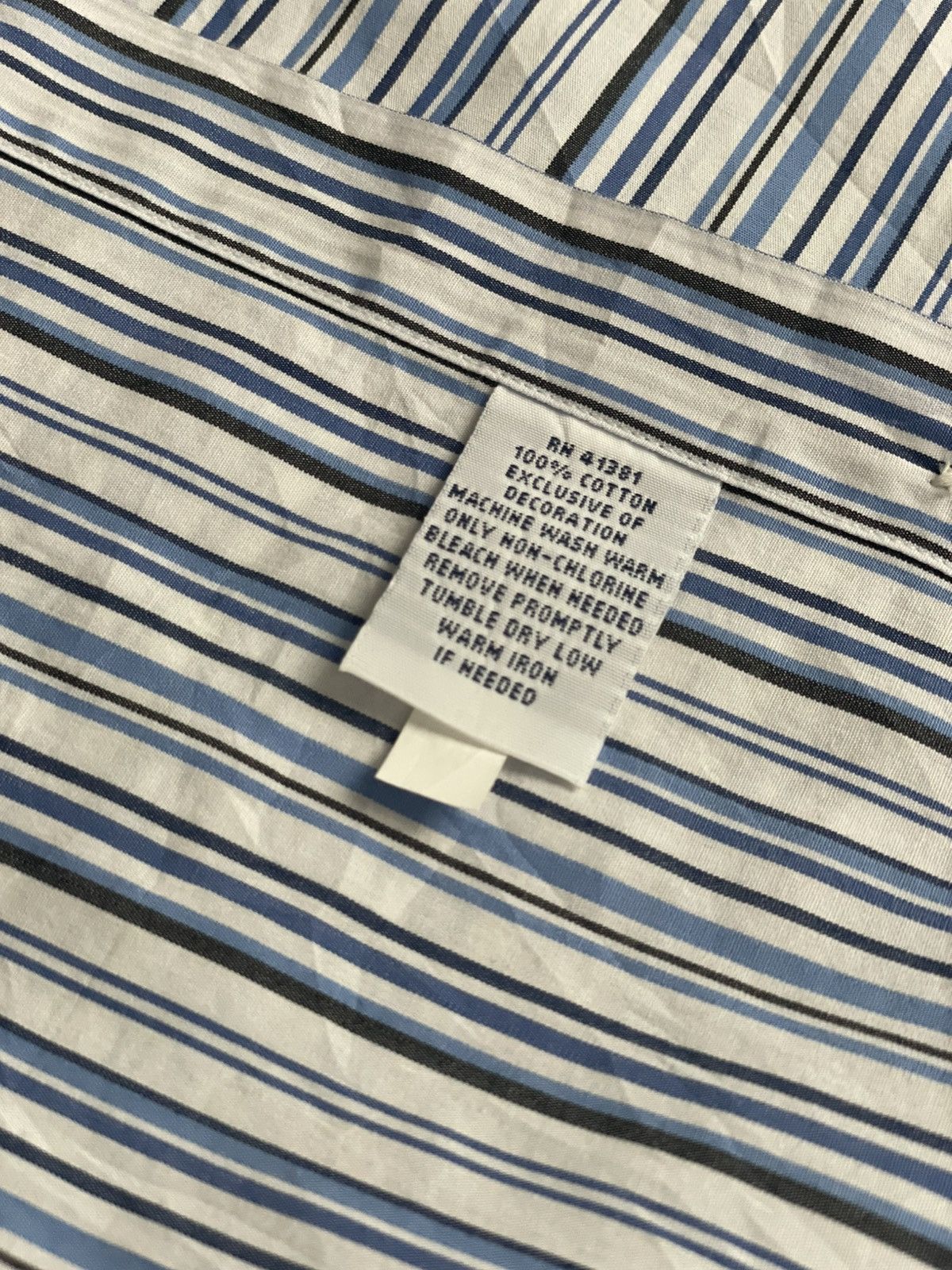 Ralph Lauren Vintage Ralph Lauren Blue and White Striped Oxford Shirt (M) Size US M / EU 48-50 / 2 - 9 Thumbnail
