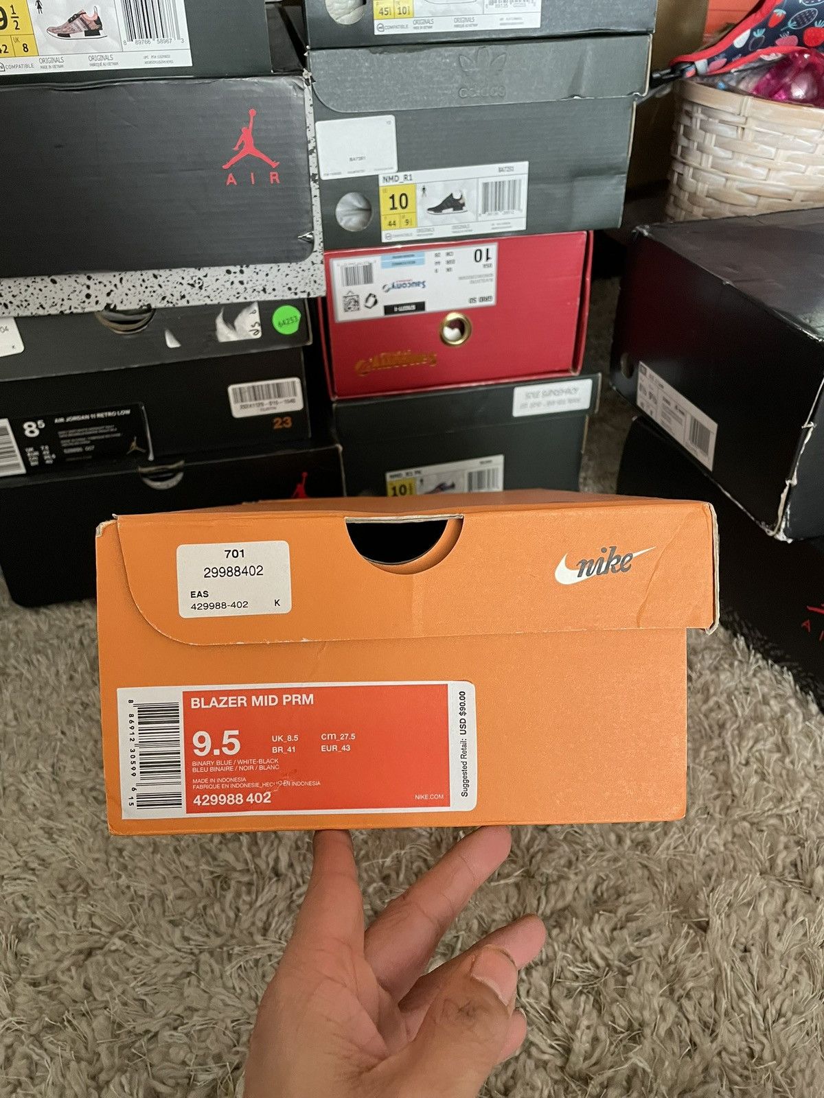 Nike Nike Blazer Mid PRM Size US 9.5 / EU 42-43 - 8 Thumbnail