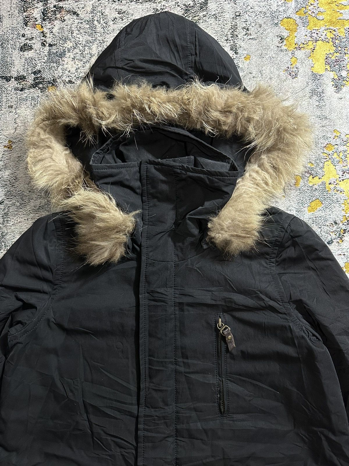 Japanese Brand FUR JACKET IFSIX LGB YOHJI YAMAMOTO STYLE Size S / US 4 / IT 40 - 3 Thumbnail