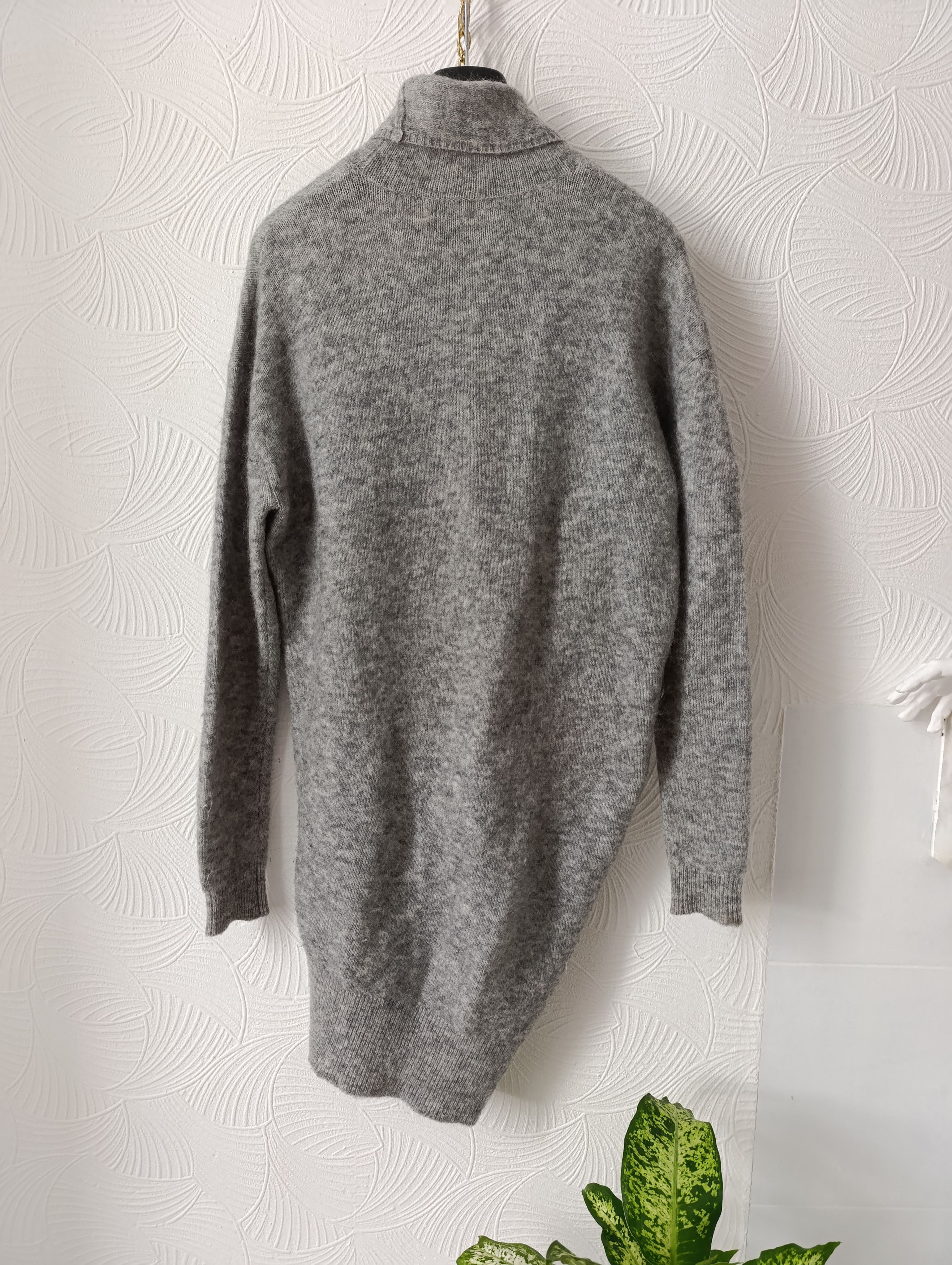 Acne Studios ACNE STUDIOS DAIJA MOHAIR/WOOL PAW ASYMMETRIC DRESS Size S / US 4 / IT 40 - 13 Thumbnail