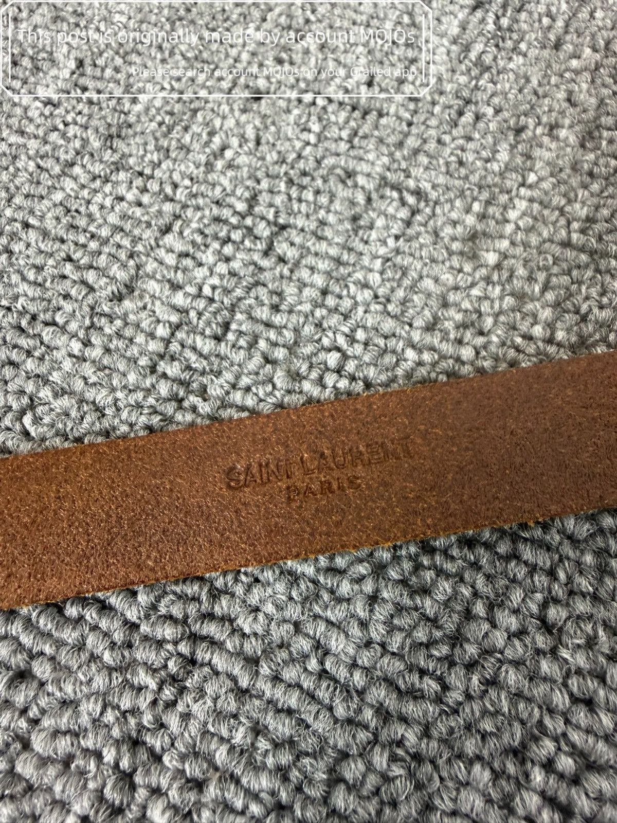 Saint Laurent Paris Sz 85 Saint Laurent Paris 16SS Vintage Western Belt mojos535 Size ONE SIZE - 6 Thumbnail
