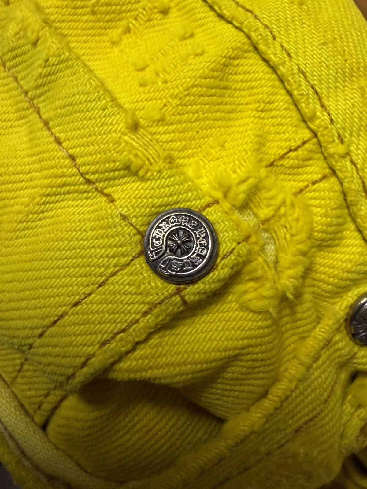 Chrome Hearts Chrome Hearts Yellow Cross Patch Levi's Jeans Size US 33 - 13 Thumbnail