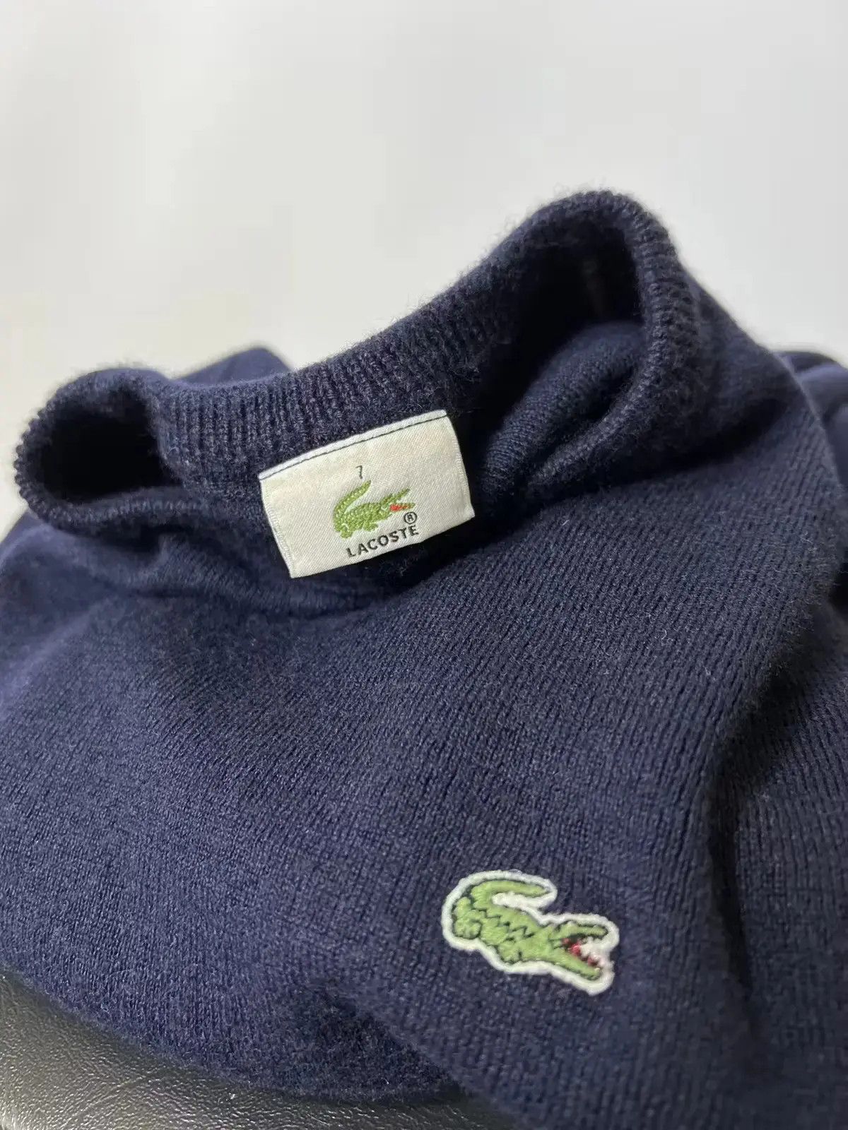 Designer × Lacoste × Vintage Vintage Lacoste knitted sweater Size US XL / EU 56 / 4 - 3 Thumbnail
