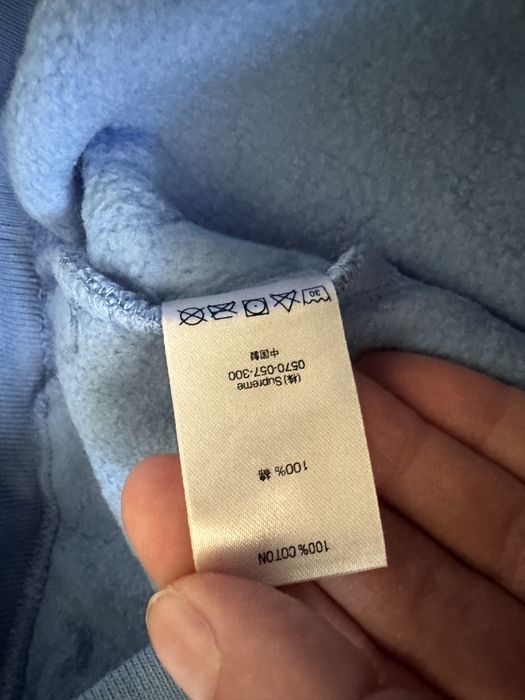 Supreme SS19 Forever Half Zip Sweatshirt XL Columbia Blue | Grailed