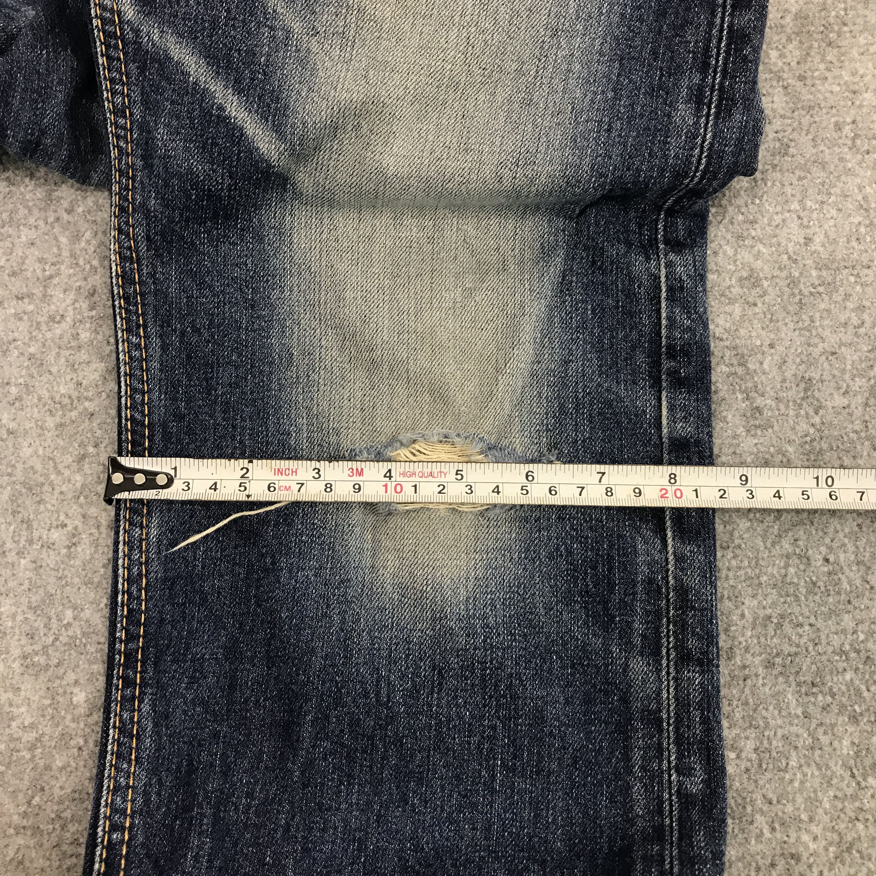 Japanese Brand Denim faded Edwin Japan distressed jean pants Size US 30 / EU 46 - 12 Thumbnail