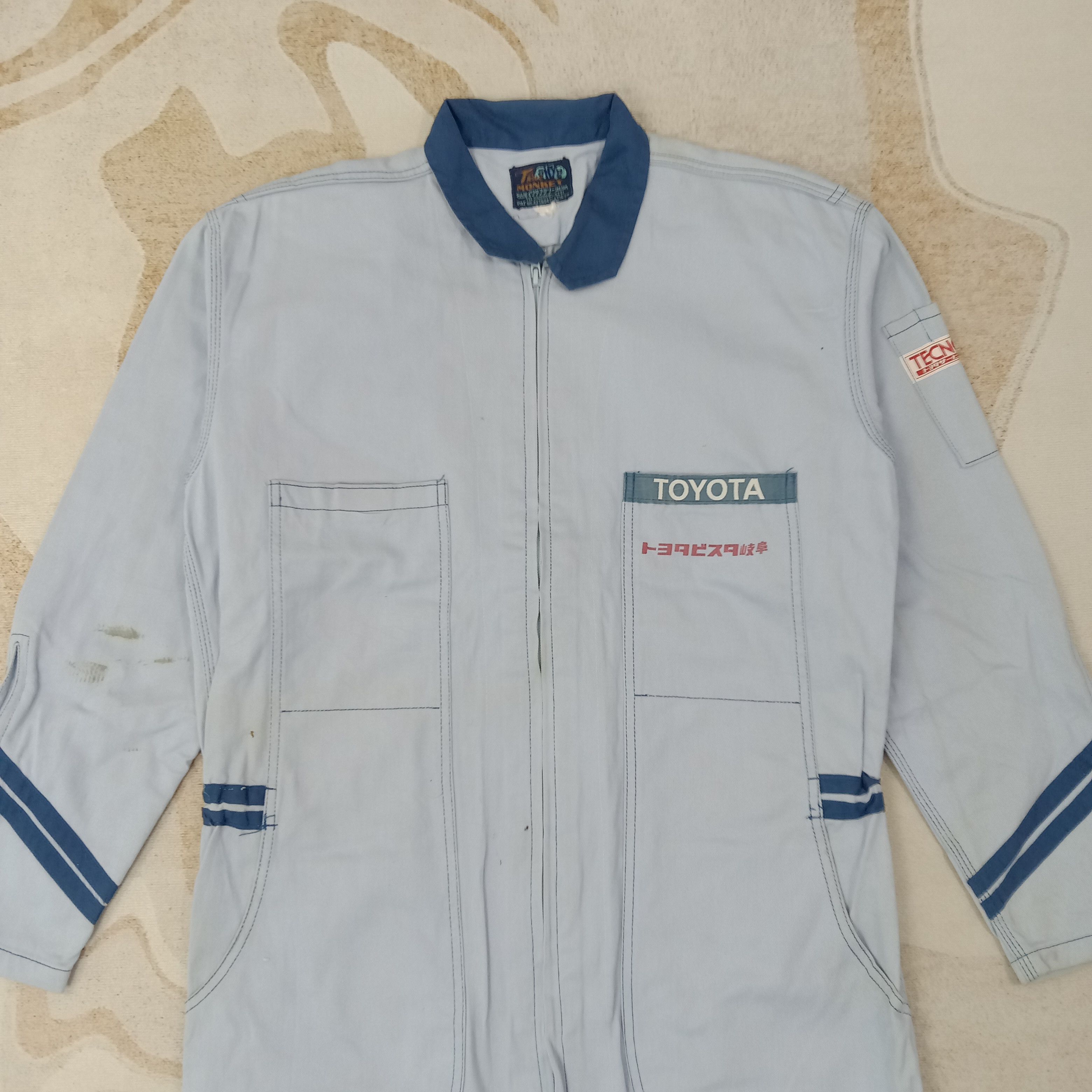 Japanese Brand Toyota Tecno Motorsports Racing Coverall Jacket C260N3 Size US M / EU 48-50 / 2 - 2 Thumbnail