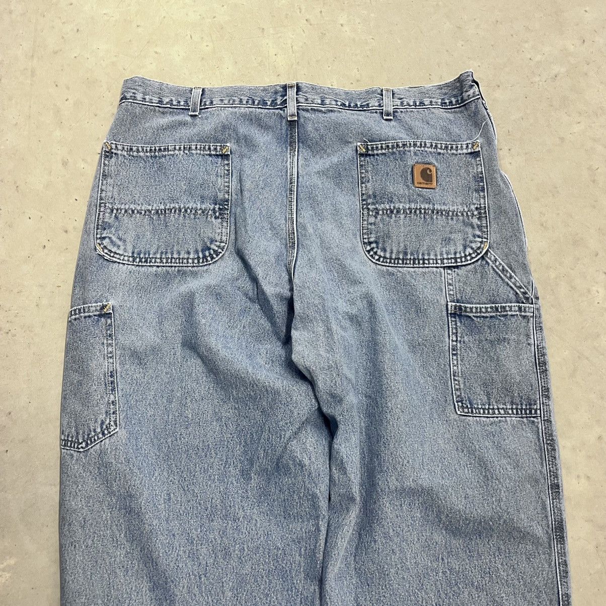 Carhartt × Vintage Vintage Blue Carhartt Baggy Work Pants 40x30 Wide Leg Size US 40 / EU 56 - 7 Thumbnail