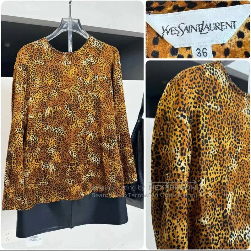Yves Saint Laurent Yves Saint Laurent Colorful Silk Women's Shirt . Size M / US 6-8 / IT 42-44 - 1 Thumbnail