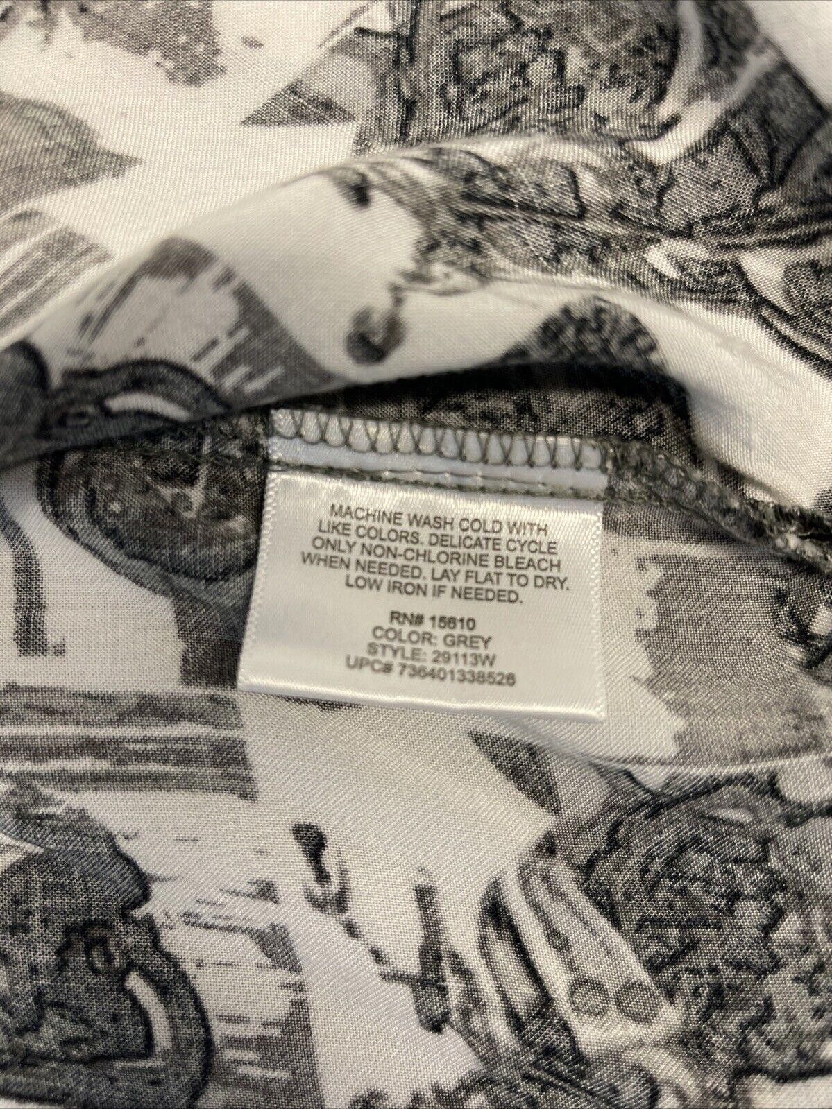 Panama Jack Mens Panama Jack Button Up Hawaiian Shirt Motorcycle Print Size US M / EU 48-50 / 2 - 5 Thumbnail