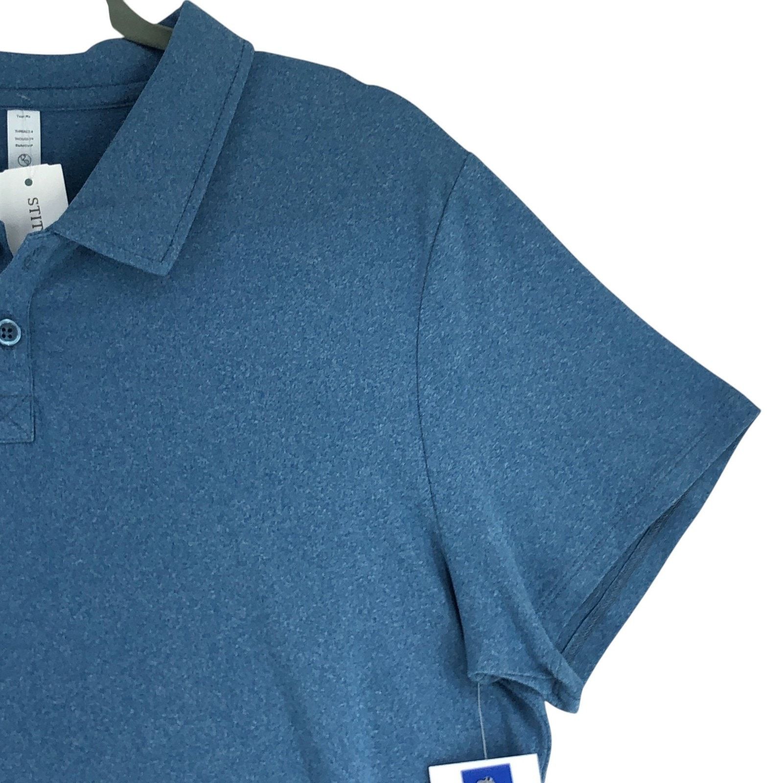 Threads 4 Thought Threads 4 Thought Polo Shirt XL Paulette Heather Luxe Jersey Size US XL / EU 56 / 4 - 7 Thumbnail