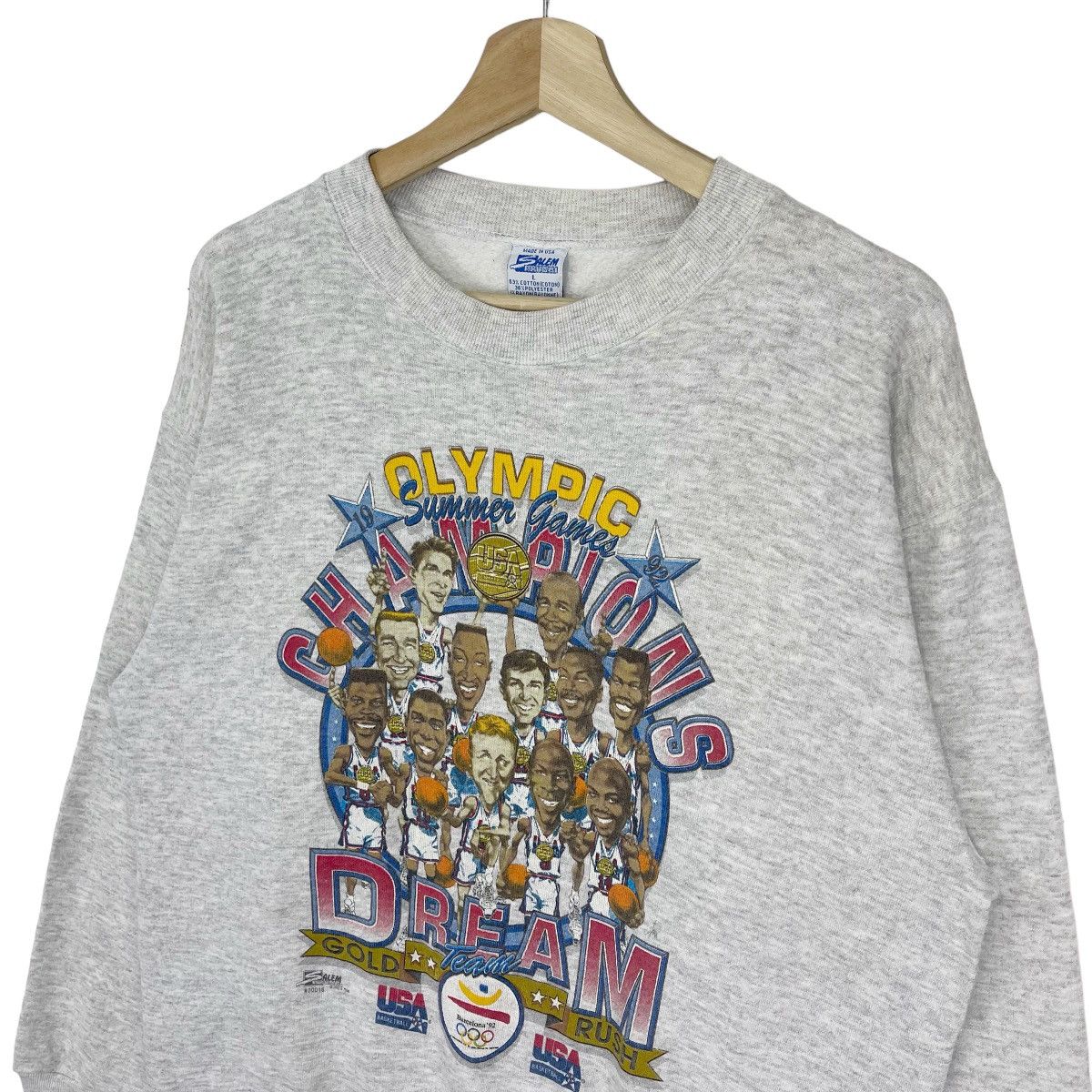 NBA × USA Olympics × Vintage 1992 USA Basketball Dream Team Sweatshirts Size US M / EU 48-50 / 2 - 6 Thumbnail