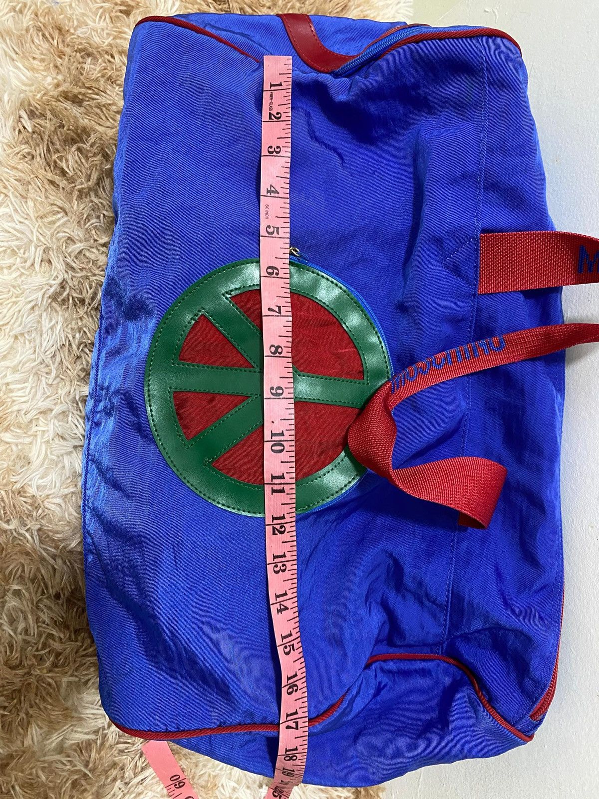 Japanese Brand vintage marvem japan peace symbol duffle bag Size ONE SIZE - 11 Thumbnail
