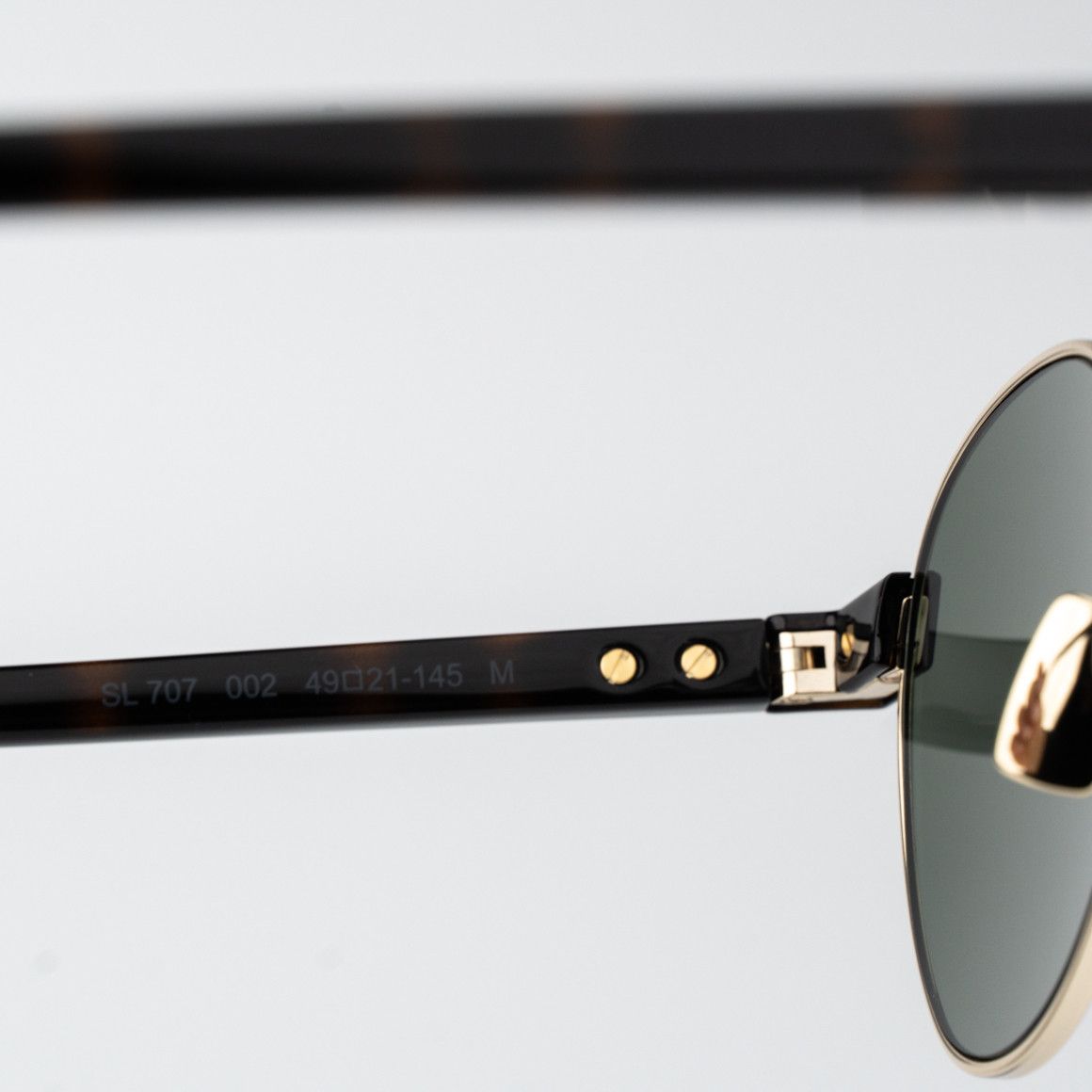 Yves Saint Laurent NEW Saint Laurent SL707 002 Oval Unisex Sunglasses Size ONE SIZE - 10 Thumbnail