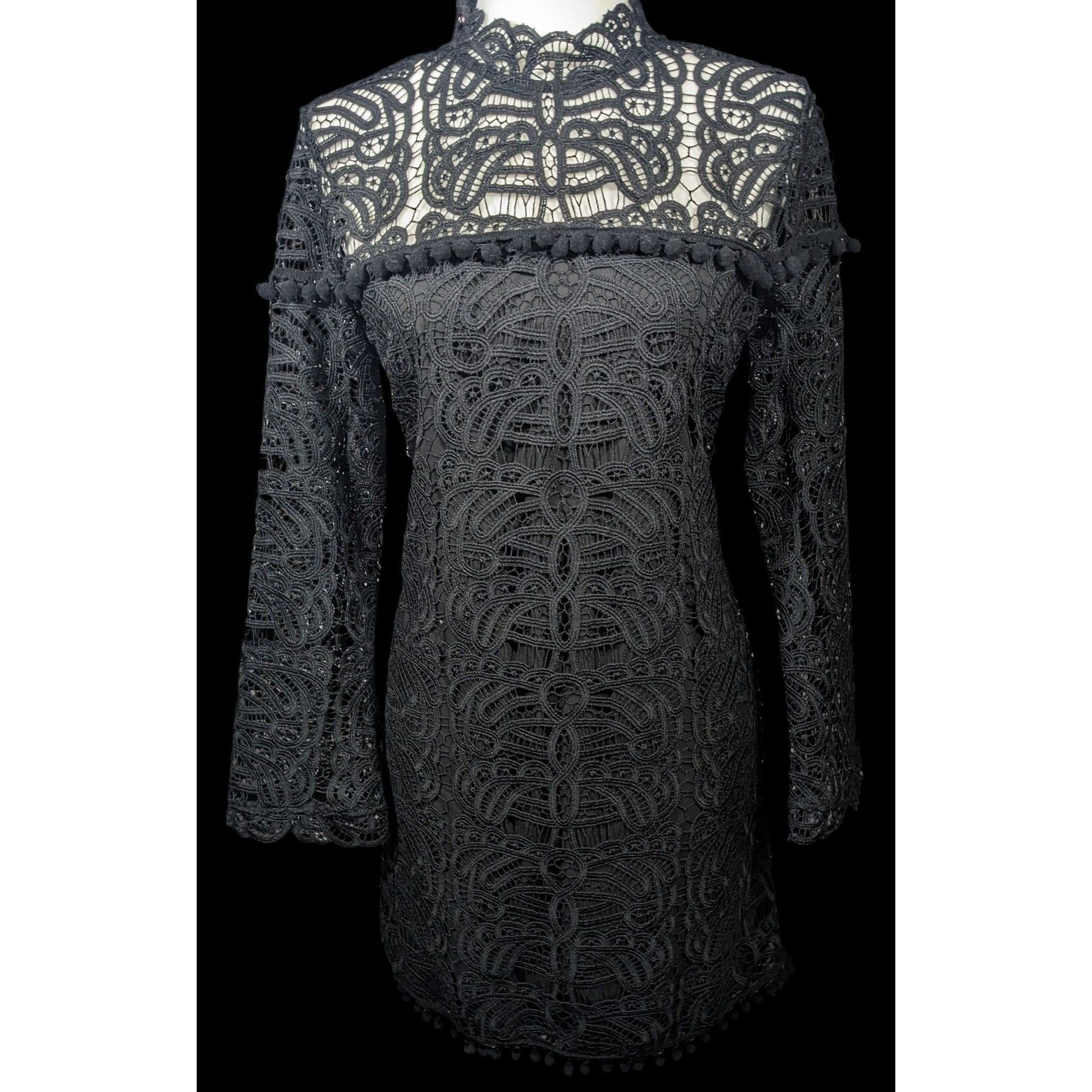 Other Tularosa Gothic Matilda Lace Mock Neck Shift Dress Size Smal Size S / US 4 / IT 40 - 1 Thumbnail
