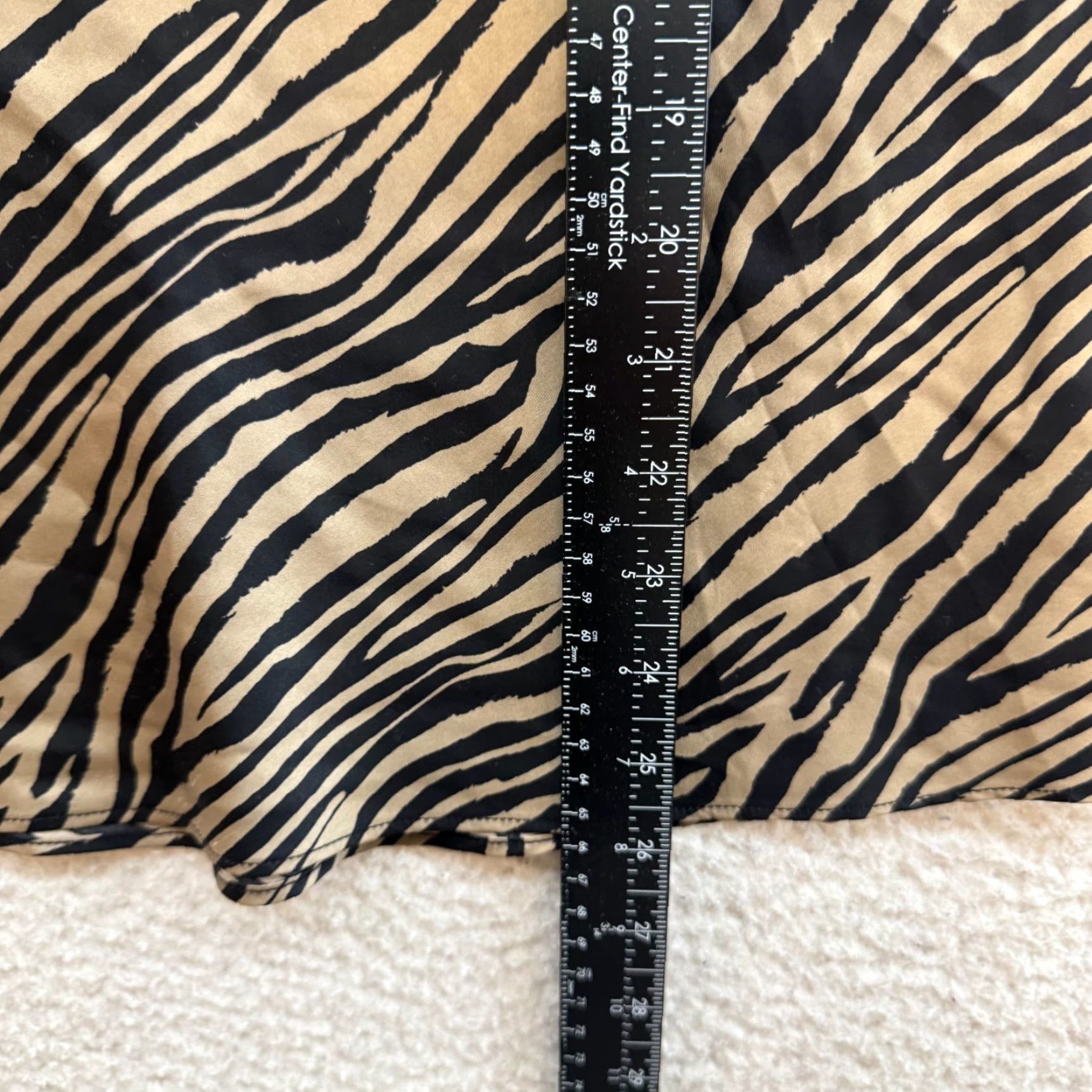 Vintage VINTAGE Y2K Camisole Tank Top XL Satin Zebra Animal Print Boho Grunge Shirt Womens Size XL / US 12-14 / IT 48-50 - 7 Thumbnail