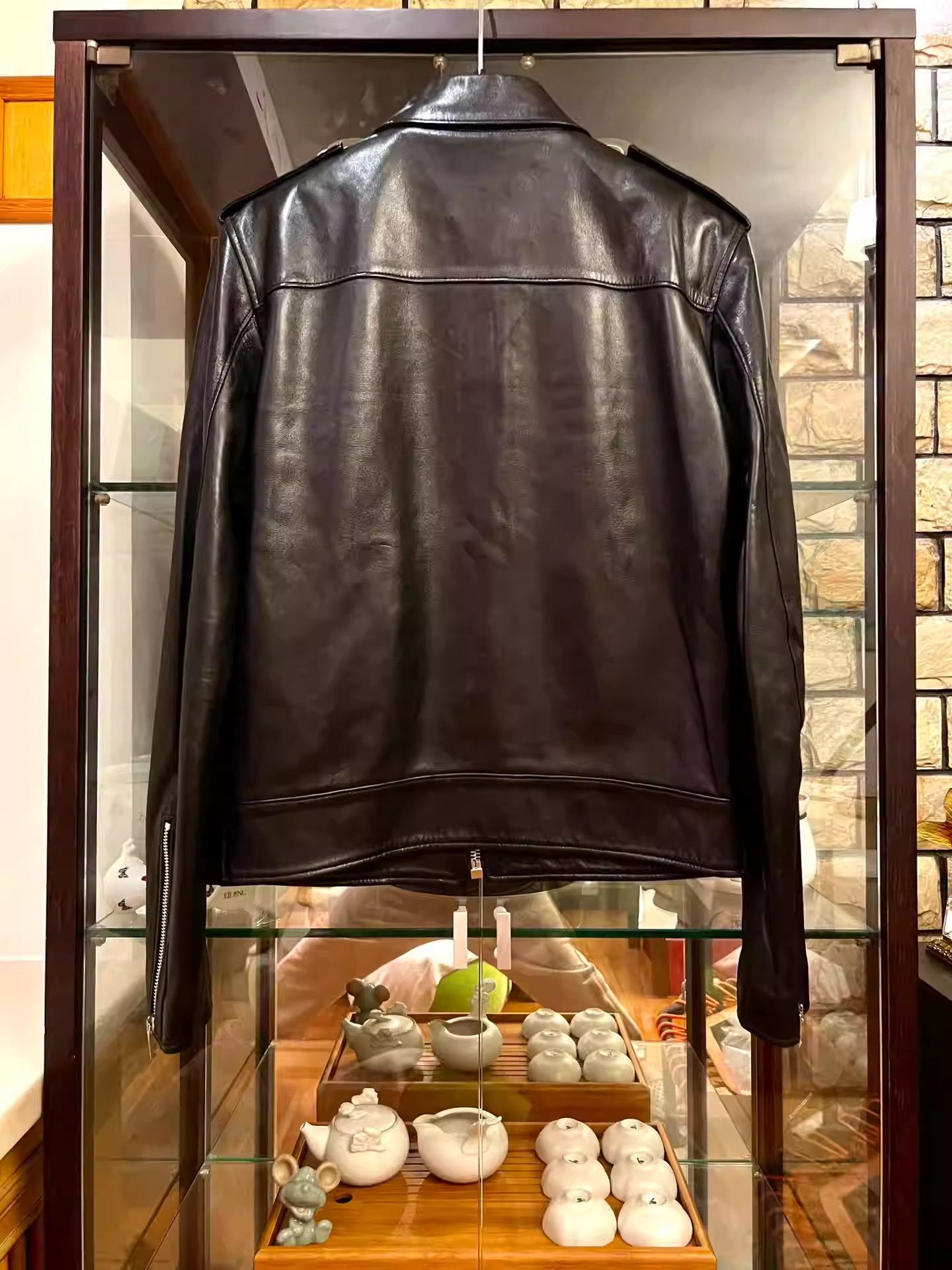 Saint Laurent Paris saint laurent Military Four-Pocket Button Leather Jacket Size US M / EU 48-50 / 2 - 2 Thumbnail