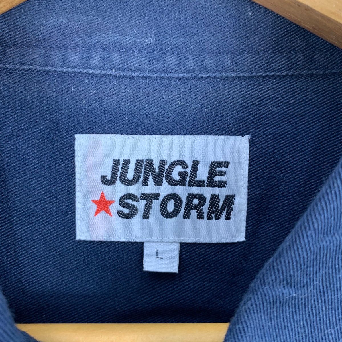 Japanese Brand × Jungles JUNGLE STORM Japanese Brand Casualwear Worker Uniform Shirts Size US L / EU 52-54 / 3 - 5 Thumbnail