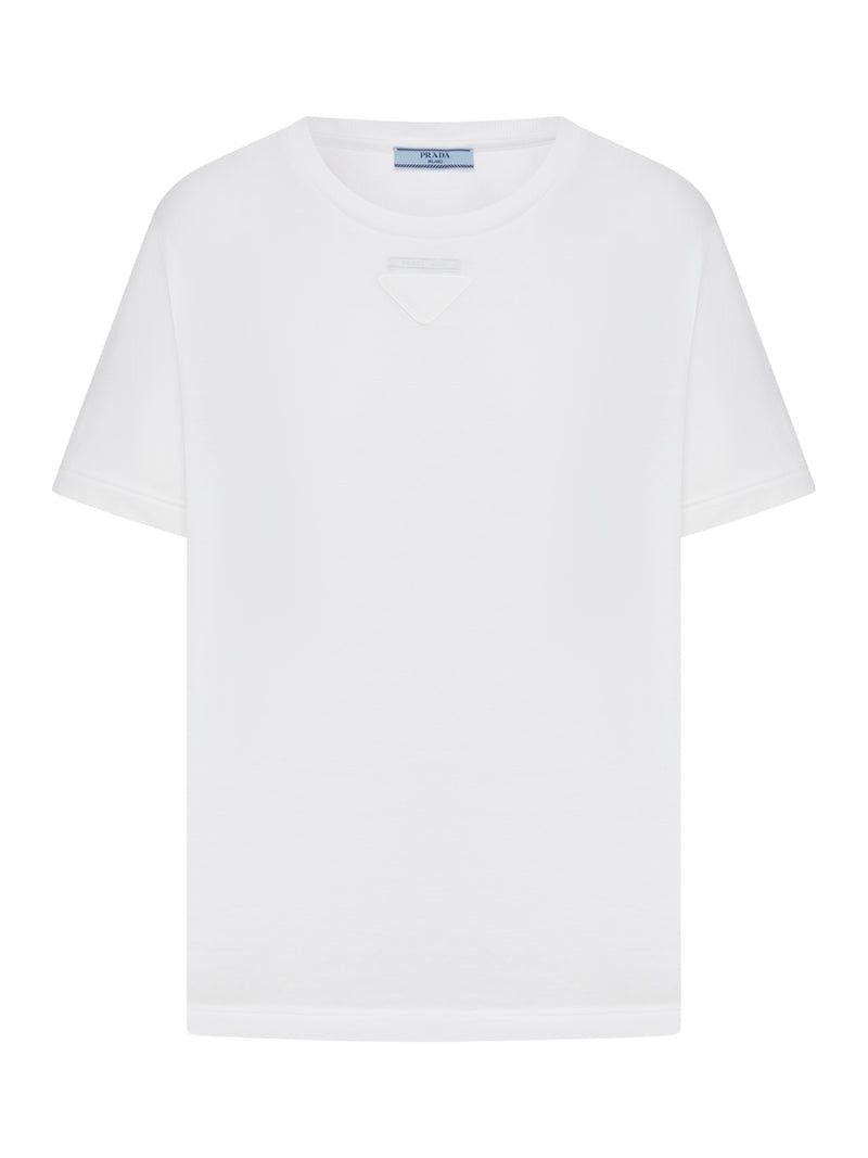 Prada COTTON JERSEY T-SHIRT Size M / US 6-8 / IT 42-44 - 1 Thumbnail