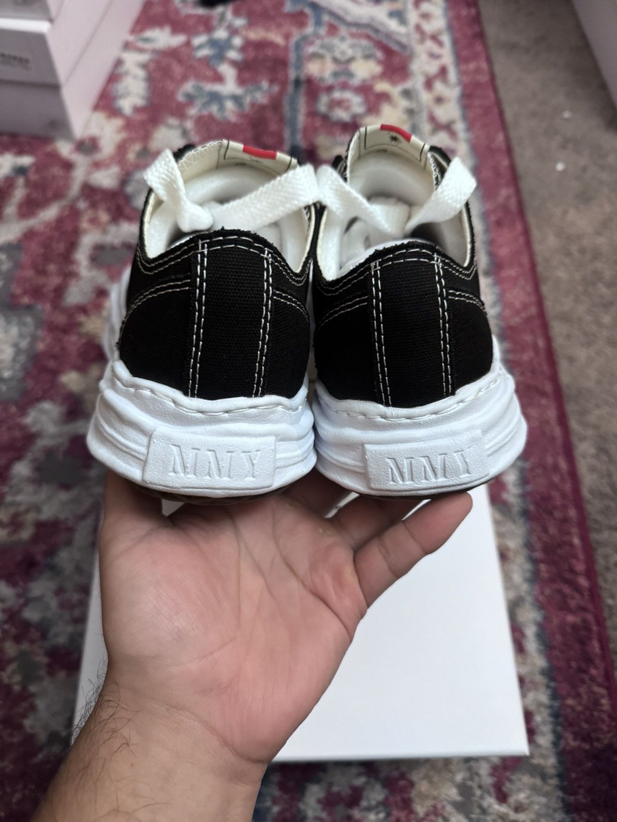 Maison MIHARA YASUHIRO Maison Mihara Yasuhiro Hank OG Sole Canvas Low - Size 7 Size US 6.5 / EU 39-40 - 4 Thumbnail