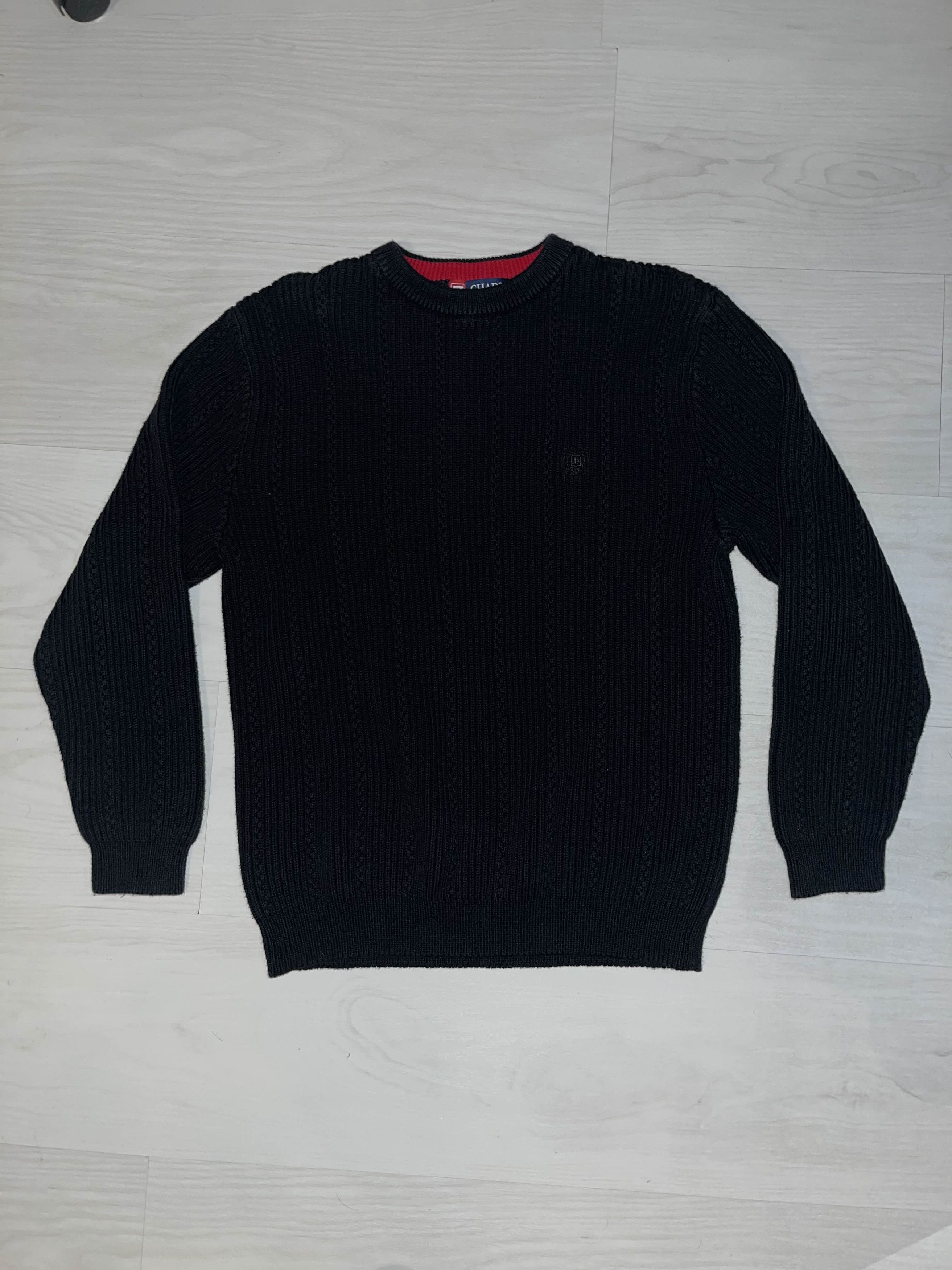 Chaps Black Chaps Knitted Sweater Size US L / EU 52-54 / 3 - 1 Thumbnail