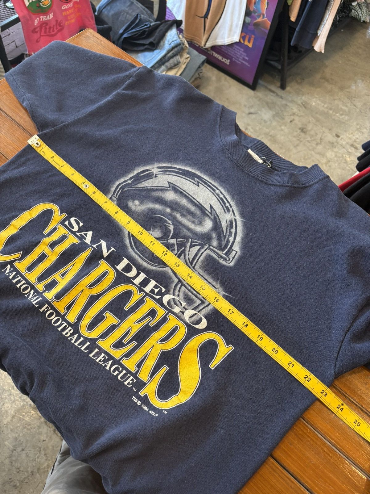 NFL Vintage 90s San Diego Chargers NFL Crewneck Sweatshirt Size US XL / EU 56 / 4 - 6 Thumbnail