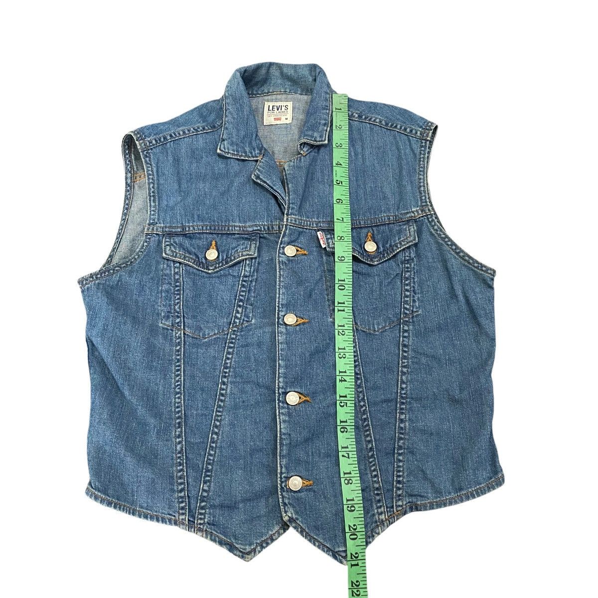 Levi's × Levi's Vintage Clothing Levis For Ladies Vest Denim M Size Blue Colour Size M / US 6-8 / IT 42-44 - 13 Thumbnail