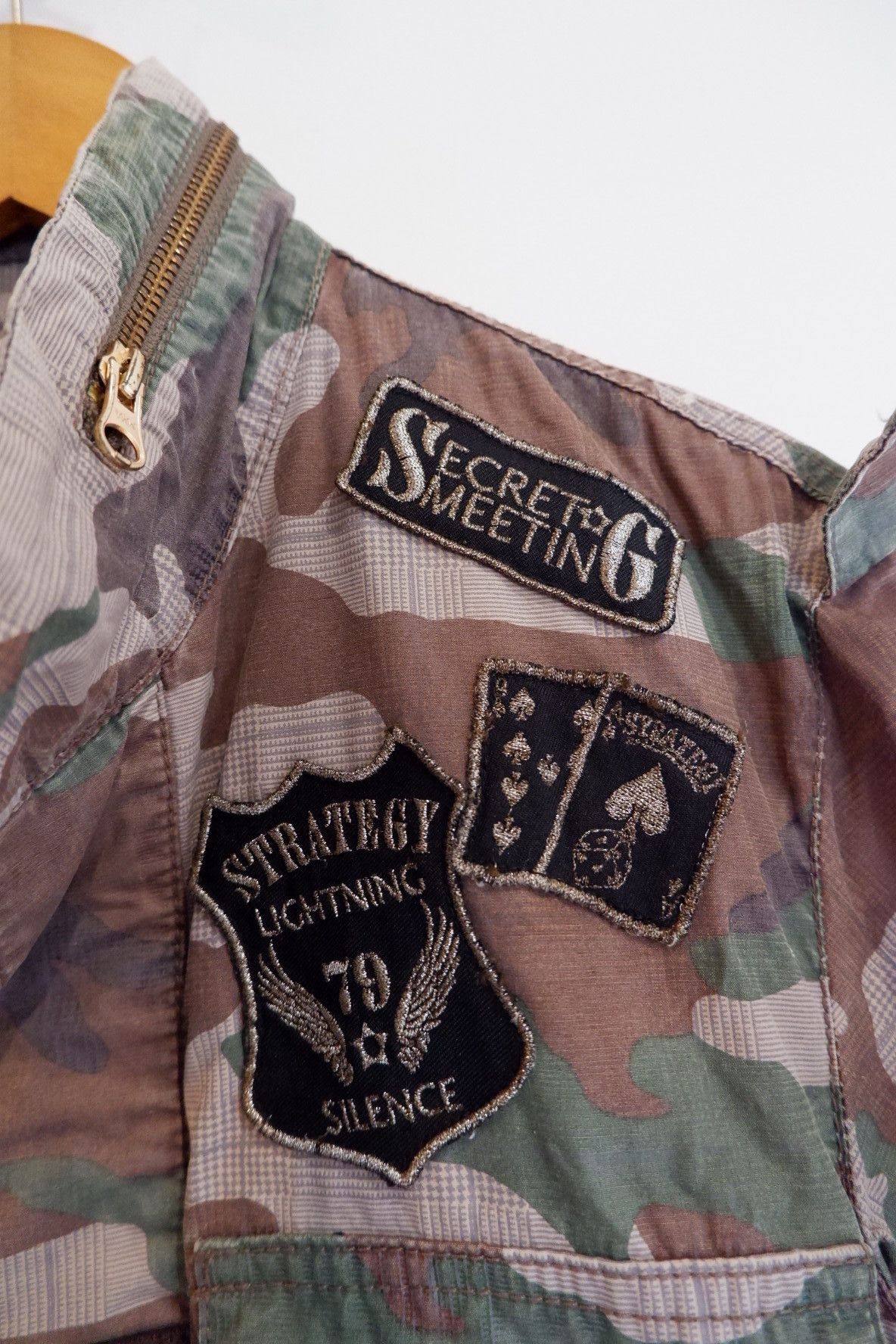 Hysteric Glamour Vintage PPFM Camo Bondage Jacket Size US M / EU 48-50 / 2 - 4 Thumbnail