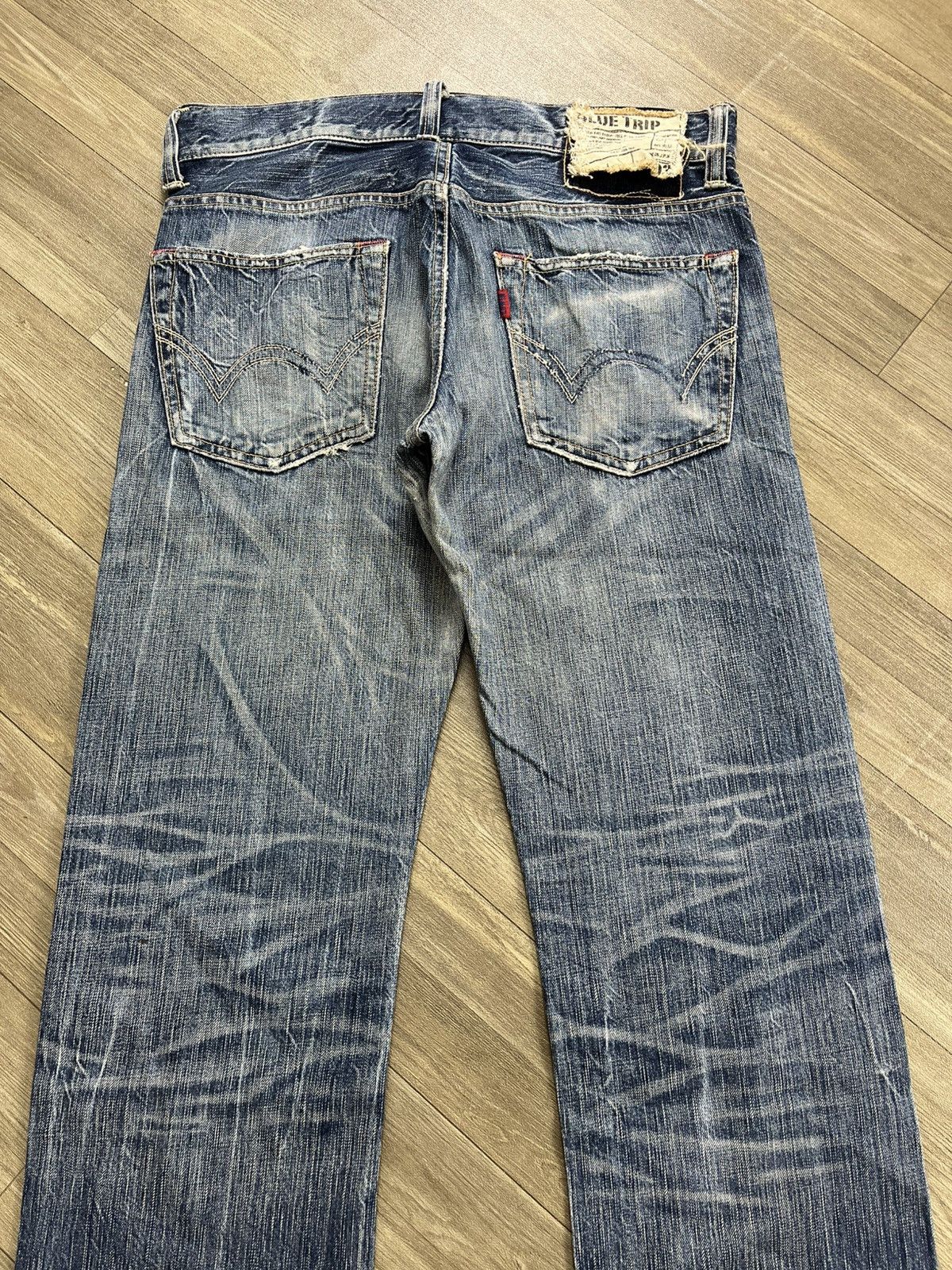 Hysteric Glamour Vintage Edwin 503 Distressed Faded Flared Jeans Lgb Style Size US 32 / EU 48 - 13 Thumbnail