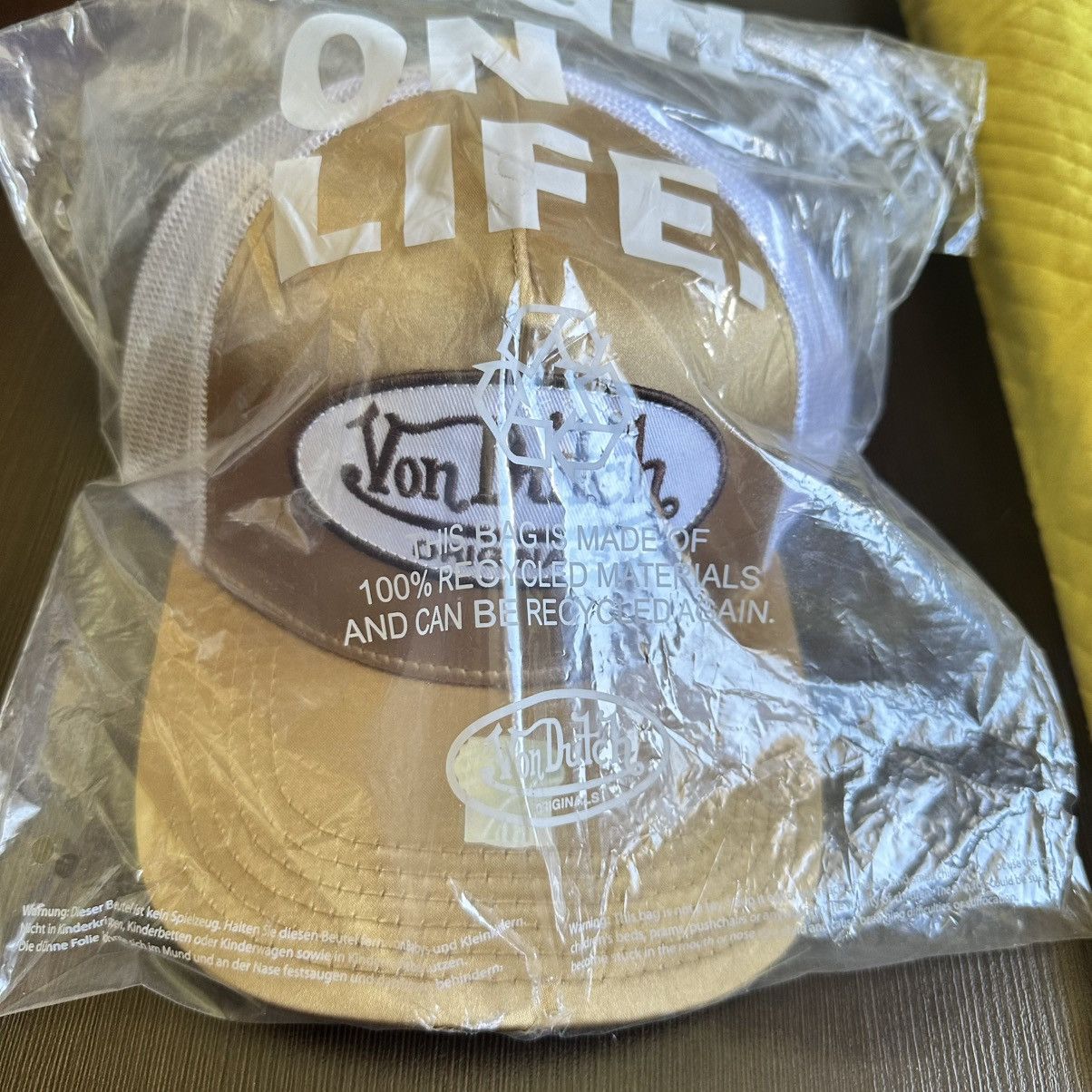 Von Dutch Von Dutch Rare Gold Cap Hat Grail streetwear Travis Scott Size ONE SIZE - 6 Thumbnail