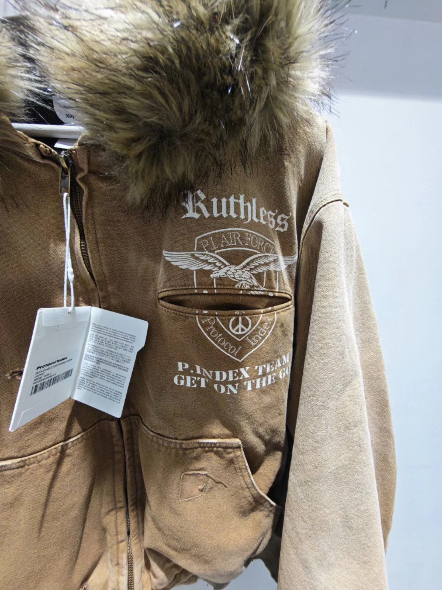 GRAILZ Protocol Index 25FW Gradient Collar Detroit Jacket。 Q15 Size US M / EU 48-50 / 2 - 4 Thumbnail