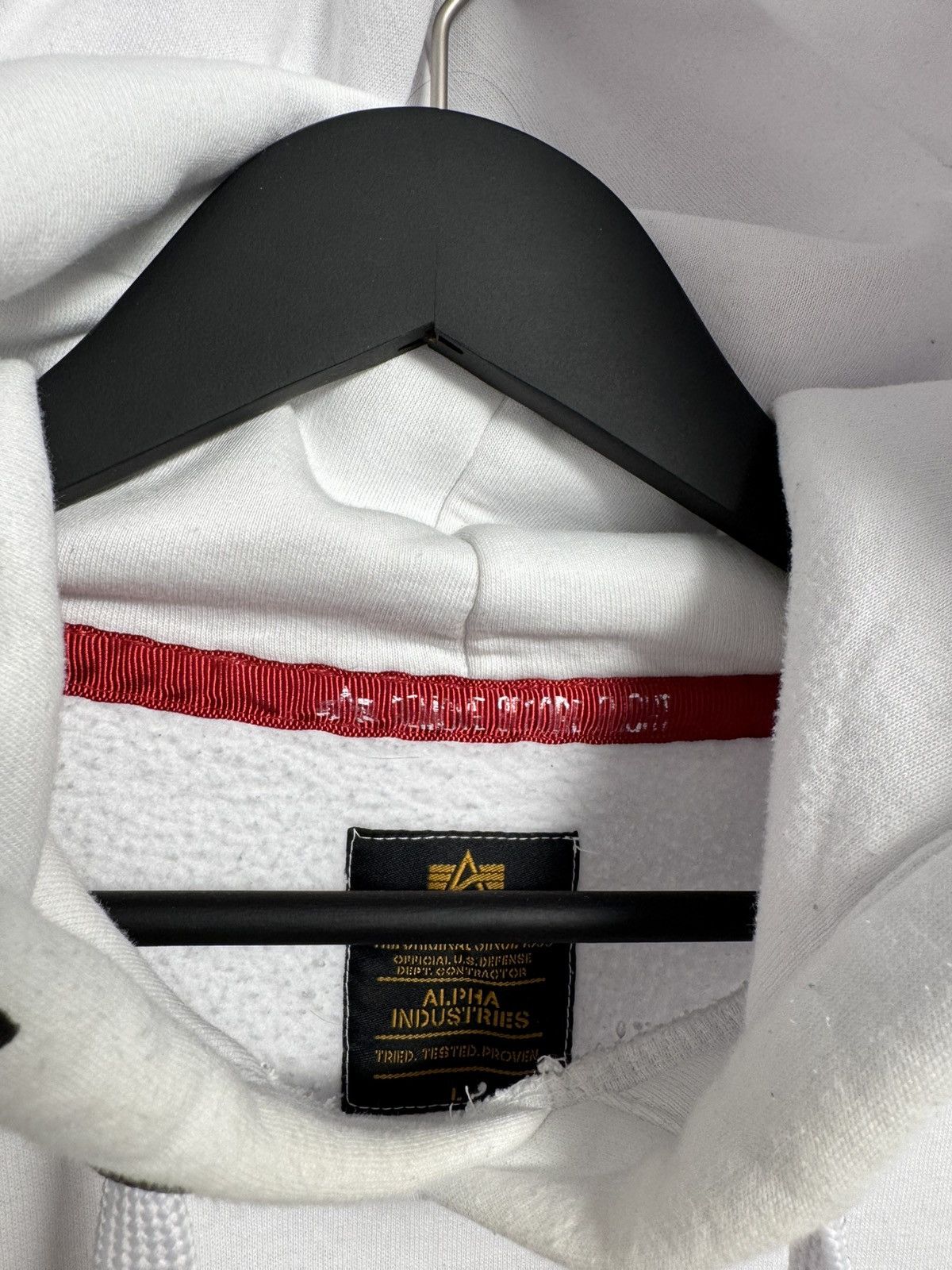 Alpha Industries × Vintage Alpha Industries Y2K style hoodie Size US L / EU 52-54 / 3 - 8 Thumbnail