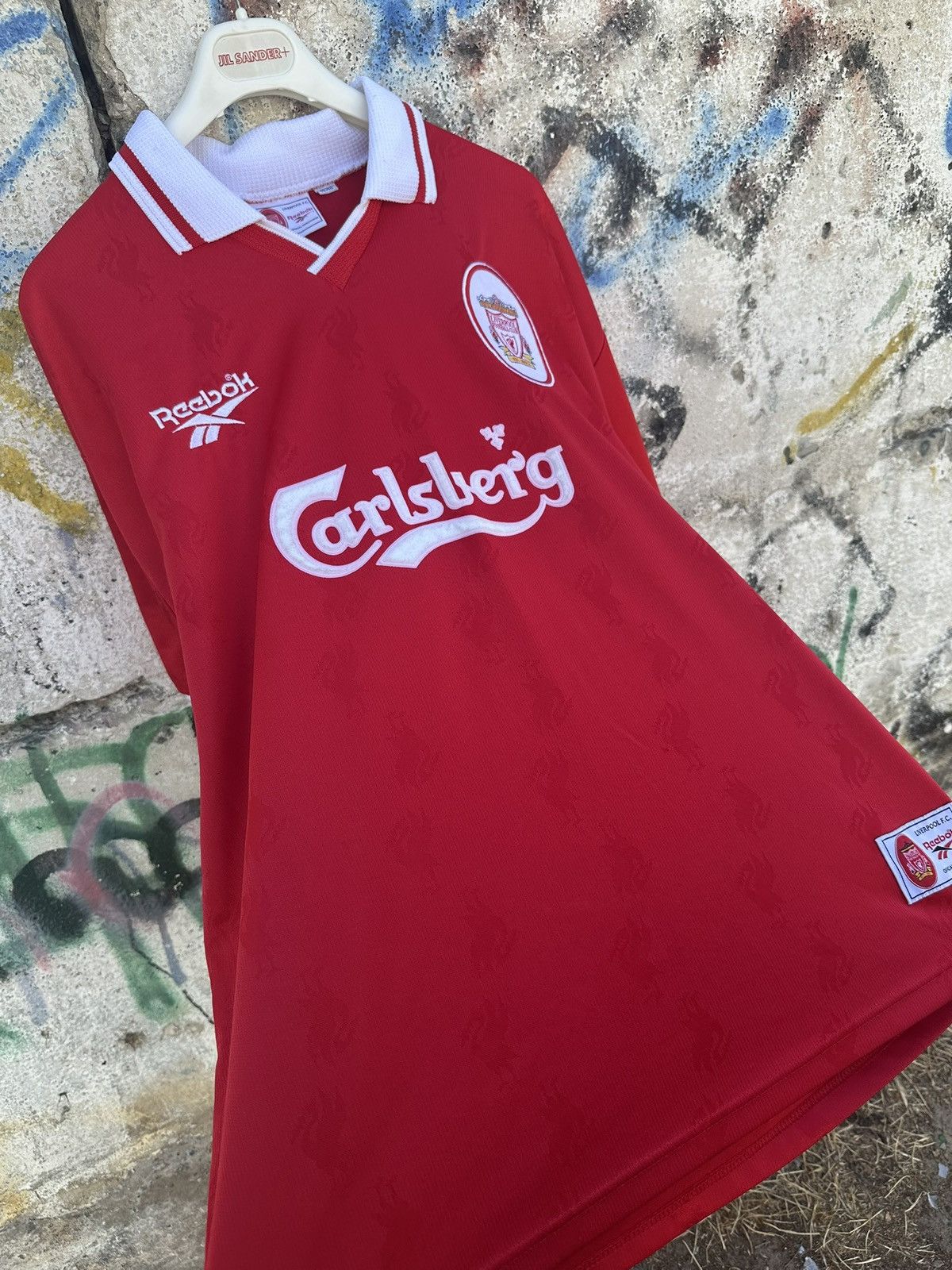 Reebok VINTAGE LIVERPOOL 1996 FOOTBALL SOCCER JERSEY REEBOK 46-48" Size US XXL / EU 58 / 5 - 2 Thumbnail