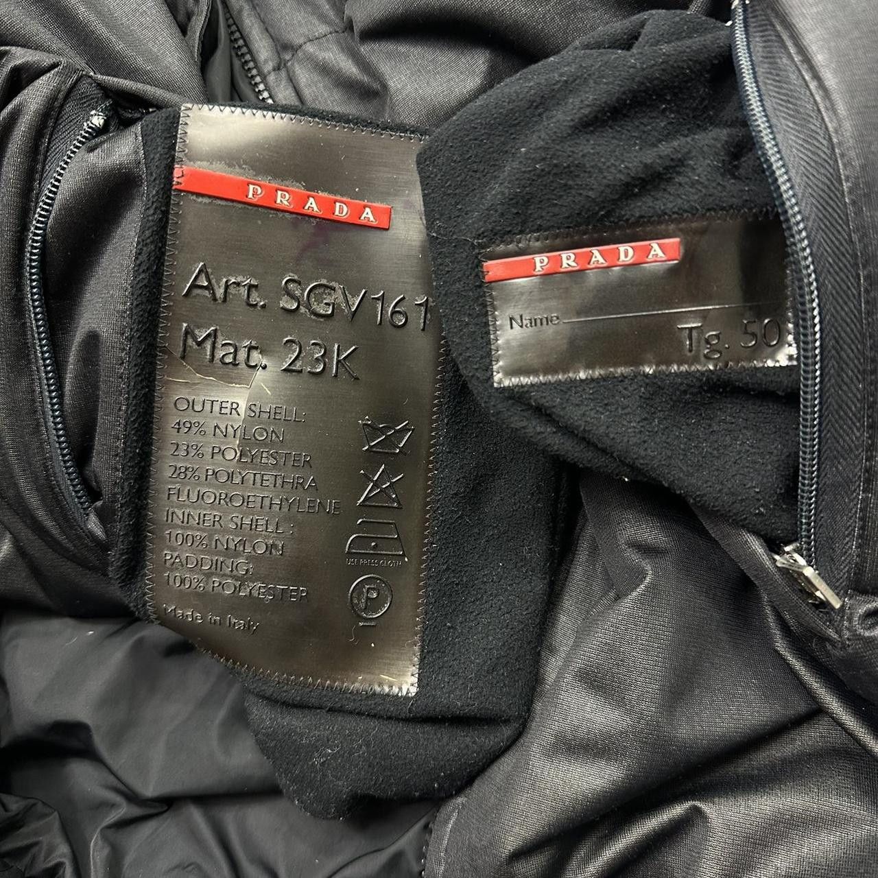 小物 AW1999 PRADA SPORT NYLON MUFFLER Prada Prada Sport AW99 Reversible Reflect Puffer Jacket IT50