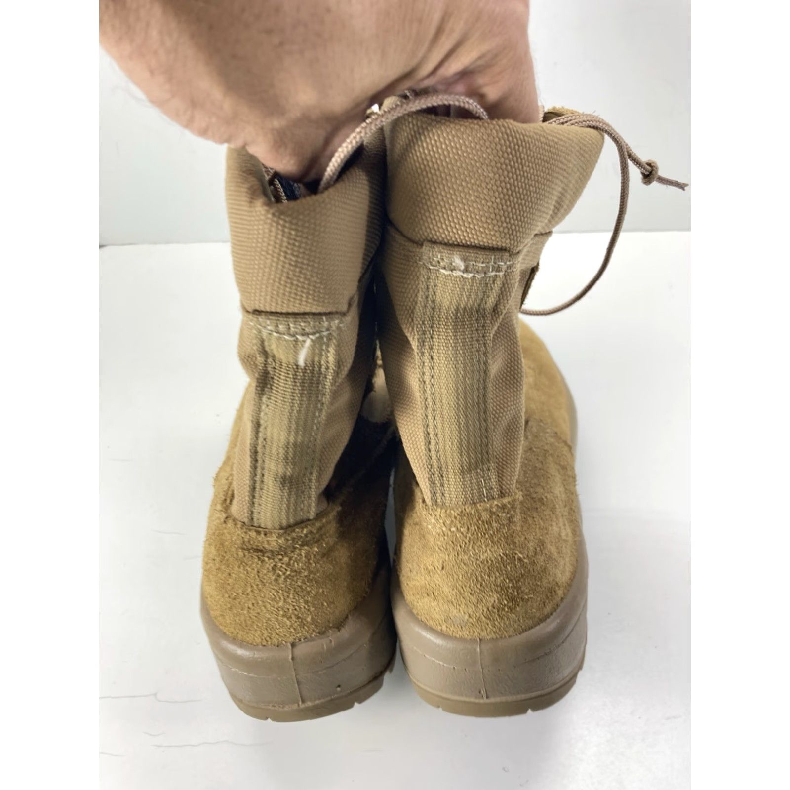 Vintage Belleville Combat Boots FAFTW Women 9.5 WF Wide Coyote Brown Lace Up Goretex Boot Women Wide Brown Size US 10 / IT 40 - 4 Thumbnail
