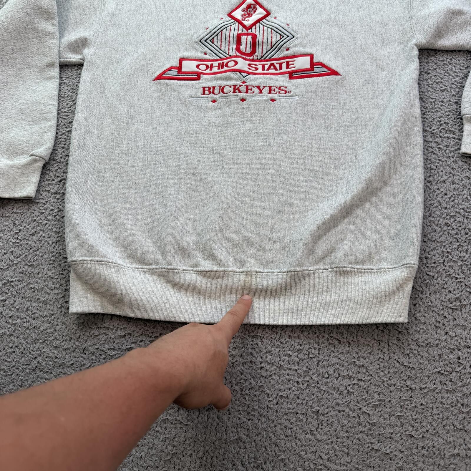 Other Vintage 90s Ohio State Buckeyes Embroidered Crew Sweatshirt Size US M / EU 48-50 / 2 - 7 Thumbnail