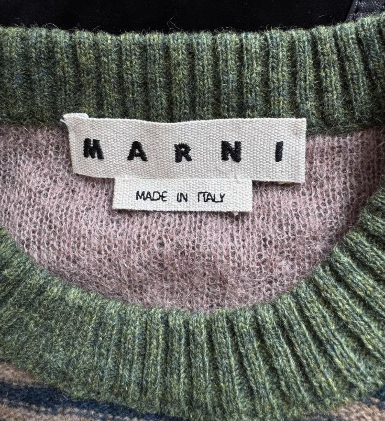 Marni [MARNI] Fall/Winter 2018 Crewneck Wool Blend Sweater Size US M / EU 48-50 / 2 - 5 Thumbnail