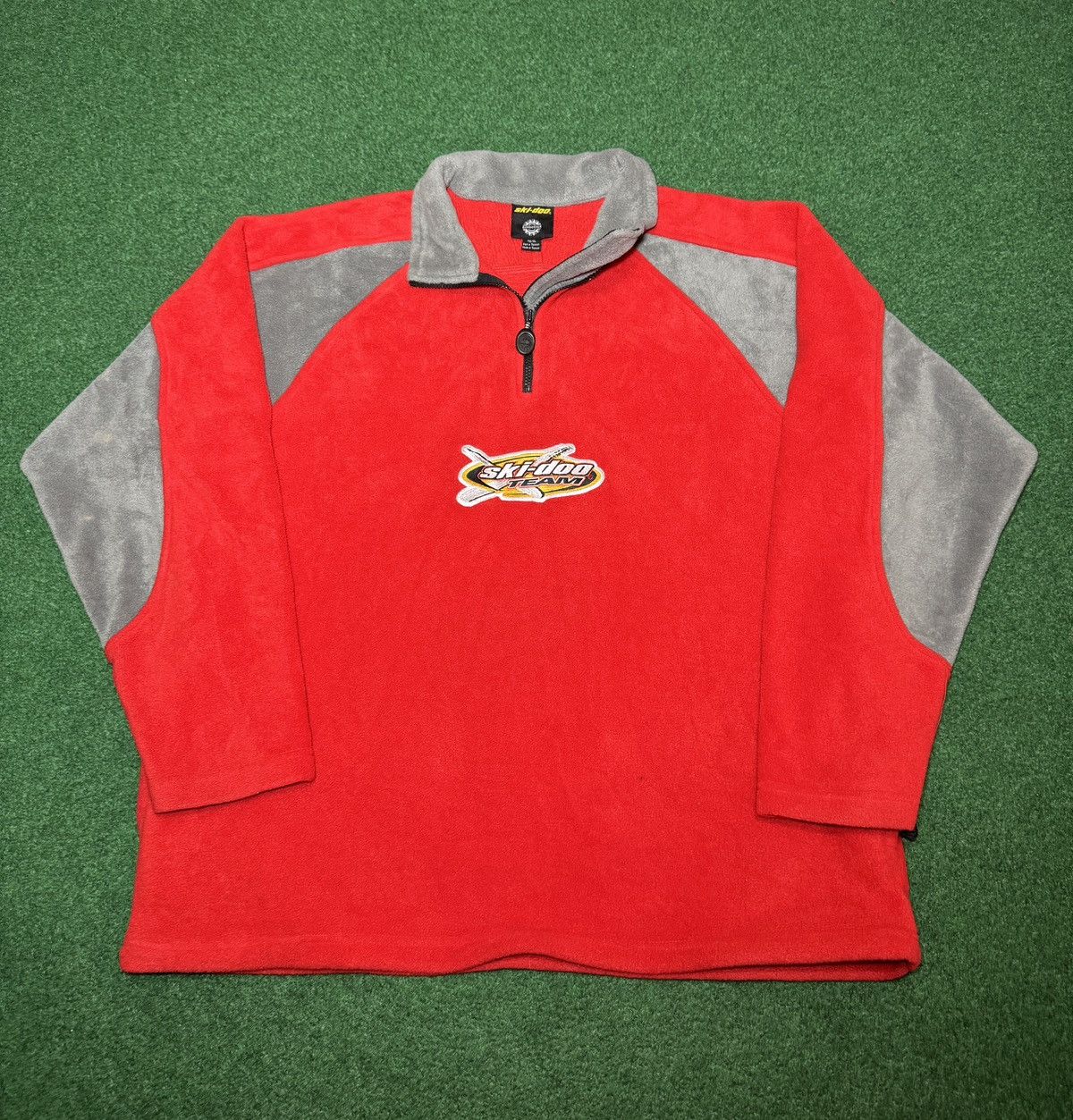 Ski-Doo VTG BRP Team Ski-Doo Racing Rev XP Fleece 1/4 Zip Sweatshirt Size US XL / EU 56 / 4 - 1 Thumbnail